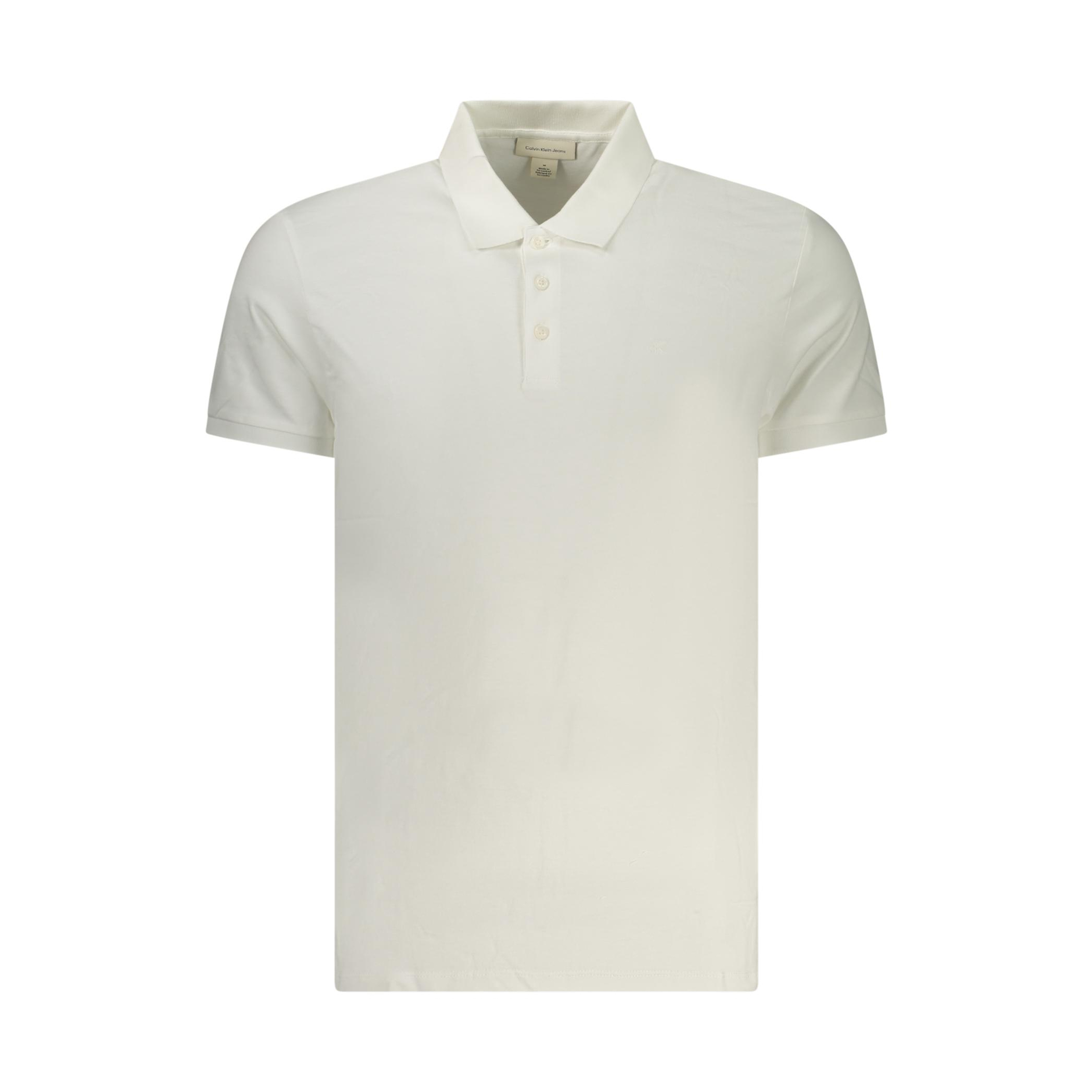 Снимка на Мъжка поло близа с къс ръкав , бяла CALVIN KLEIN