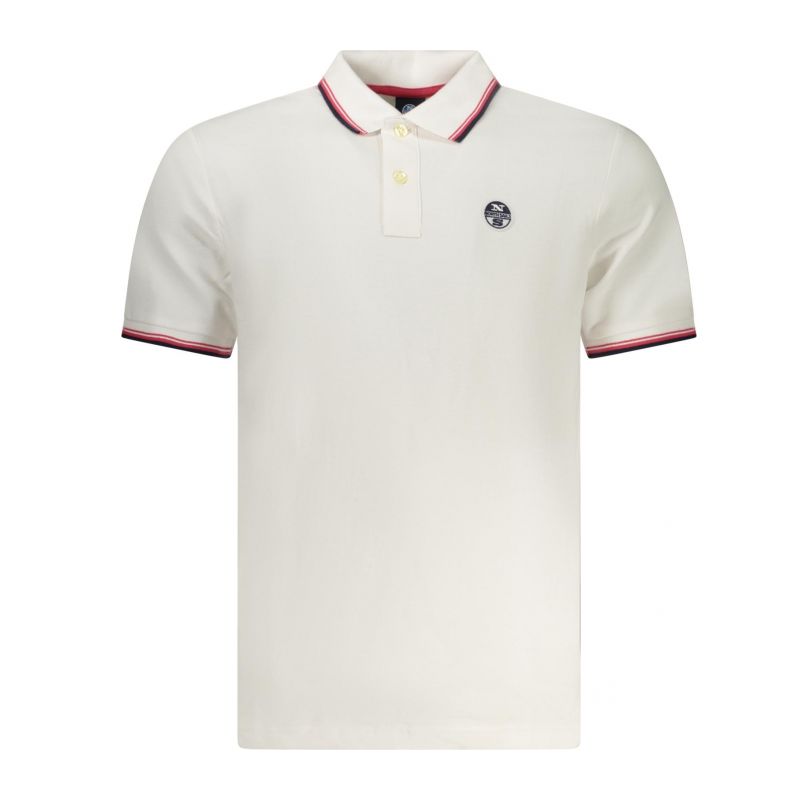 Мъжка поло близа с къс ръкав , бяла