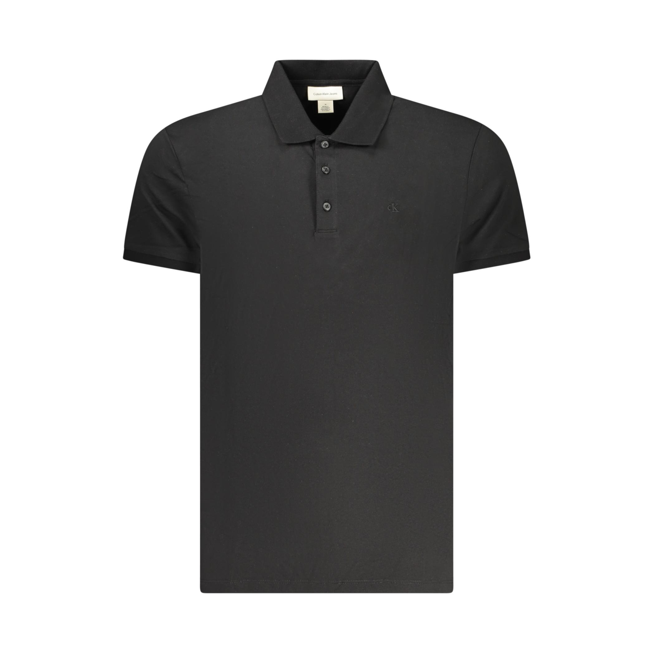 Снимка на Мъжка поло близа с къс ръкав , черна CALVIN KLEIN