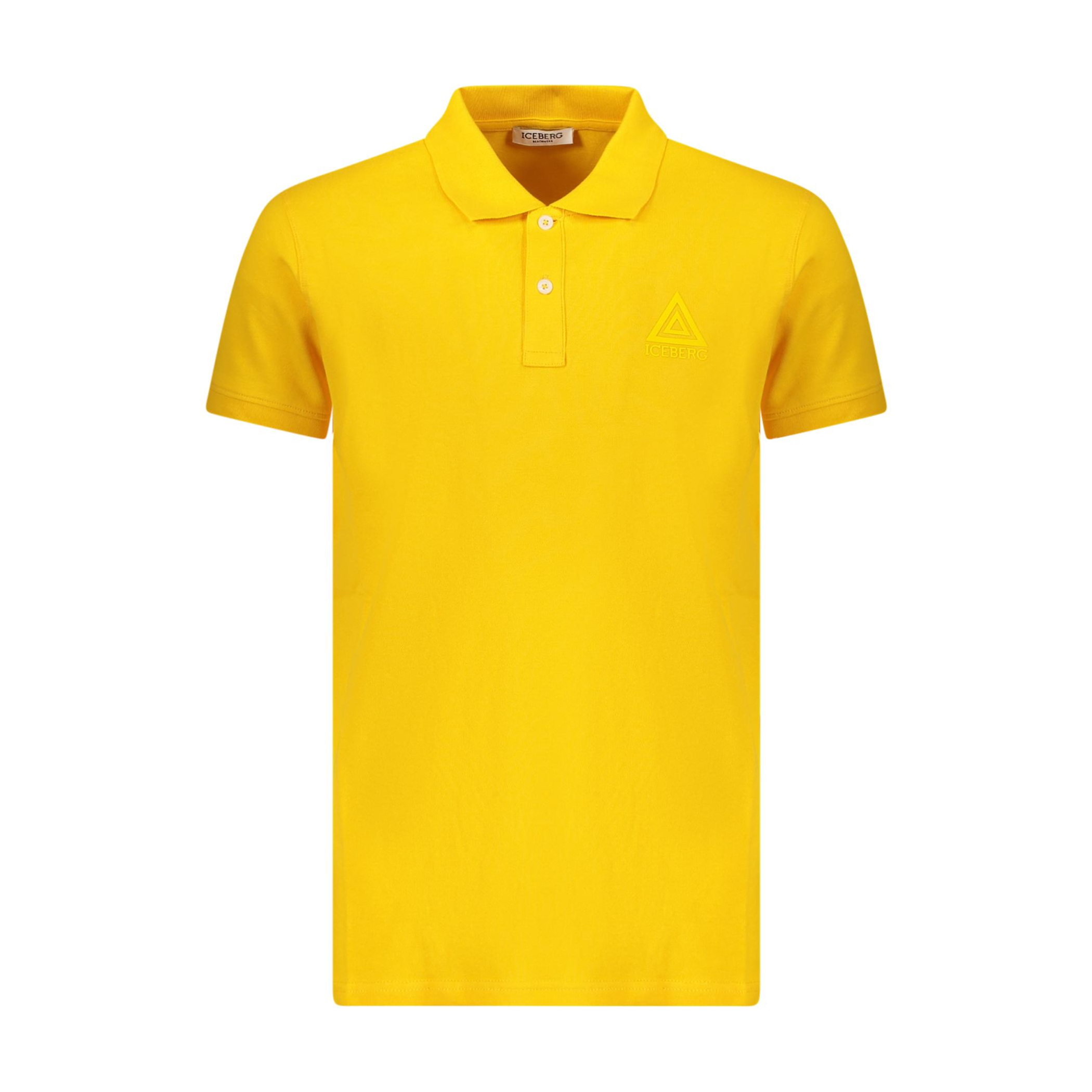 Снимка на Мъжка поло близа с къс ръкав , жълта ICEBERG