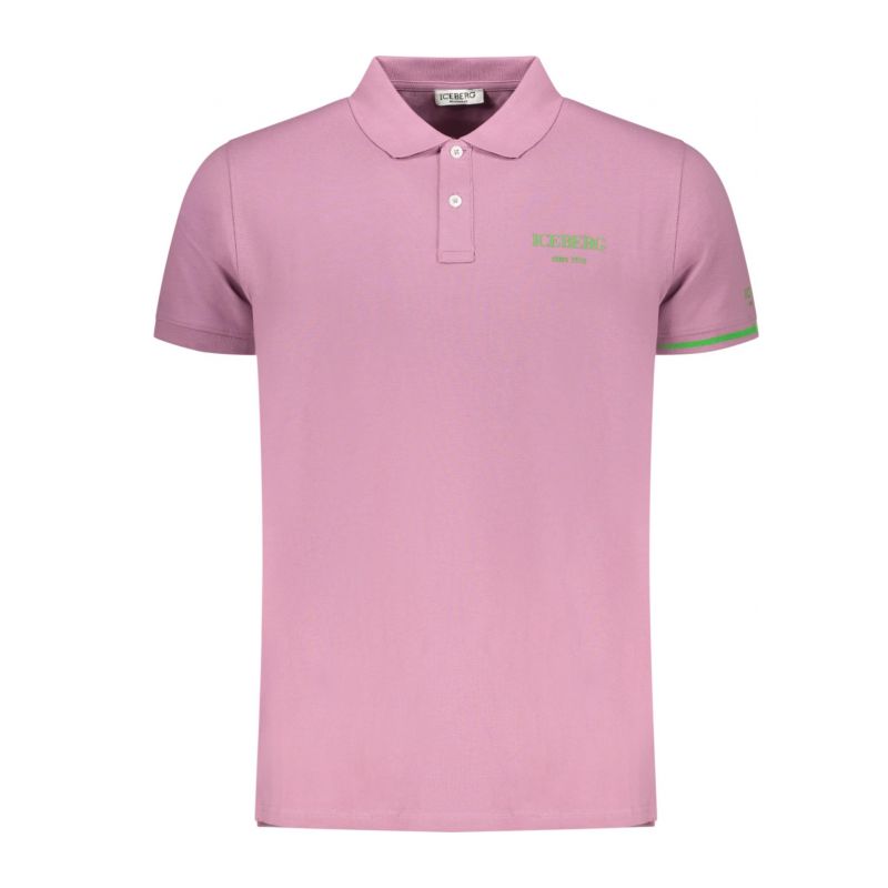 Мъжка поло близа с къс ръкав , лилава