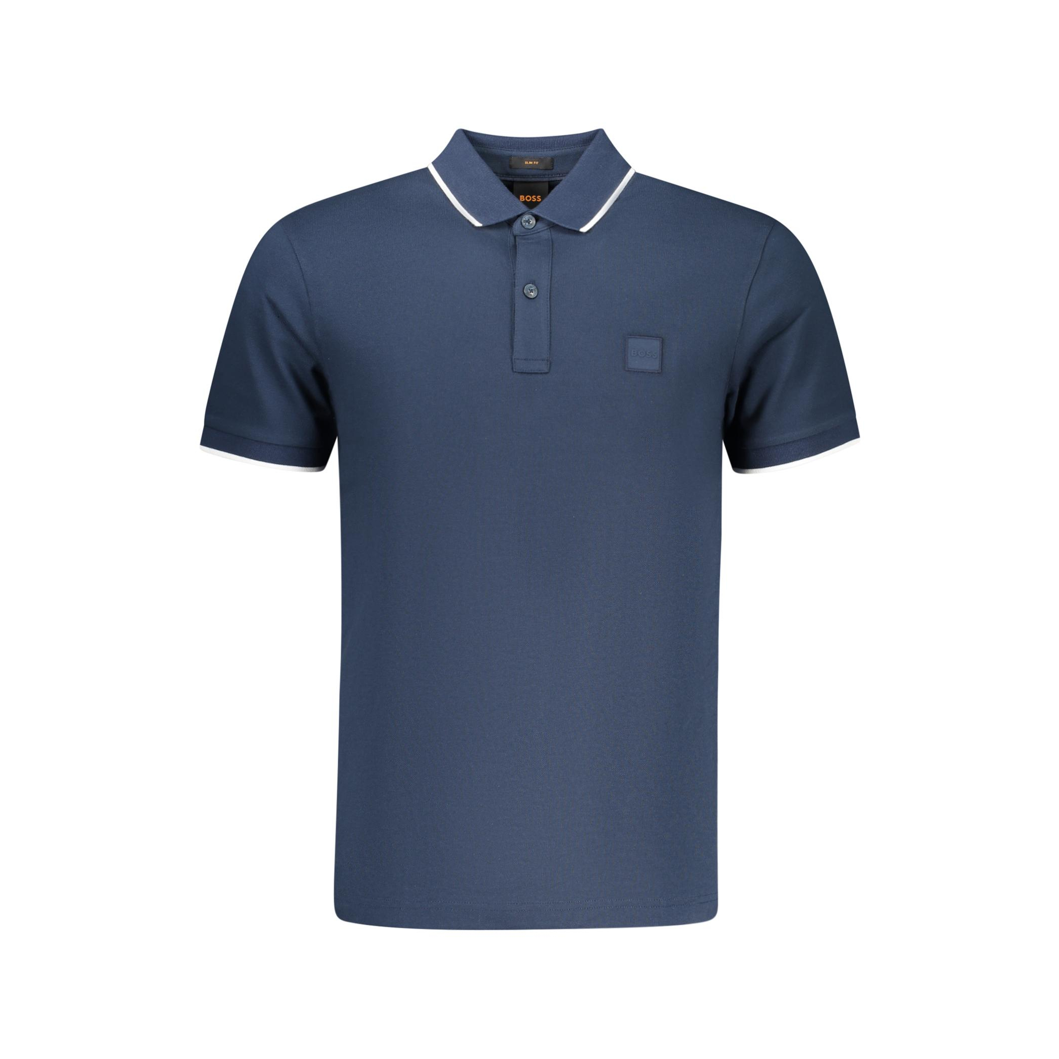 Снимка на Мъжка поло близа с къс ръкав , синя BOSS