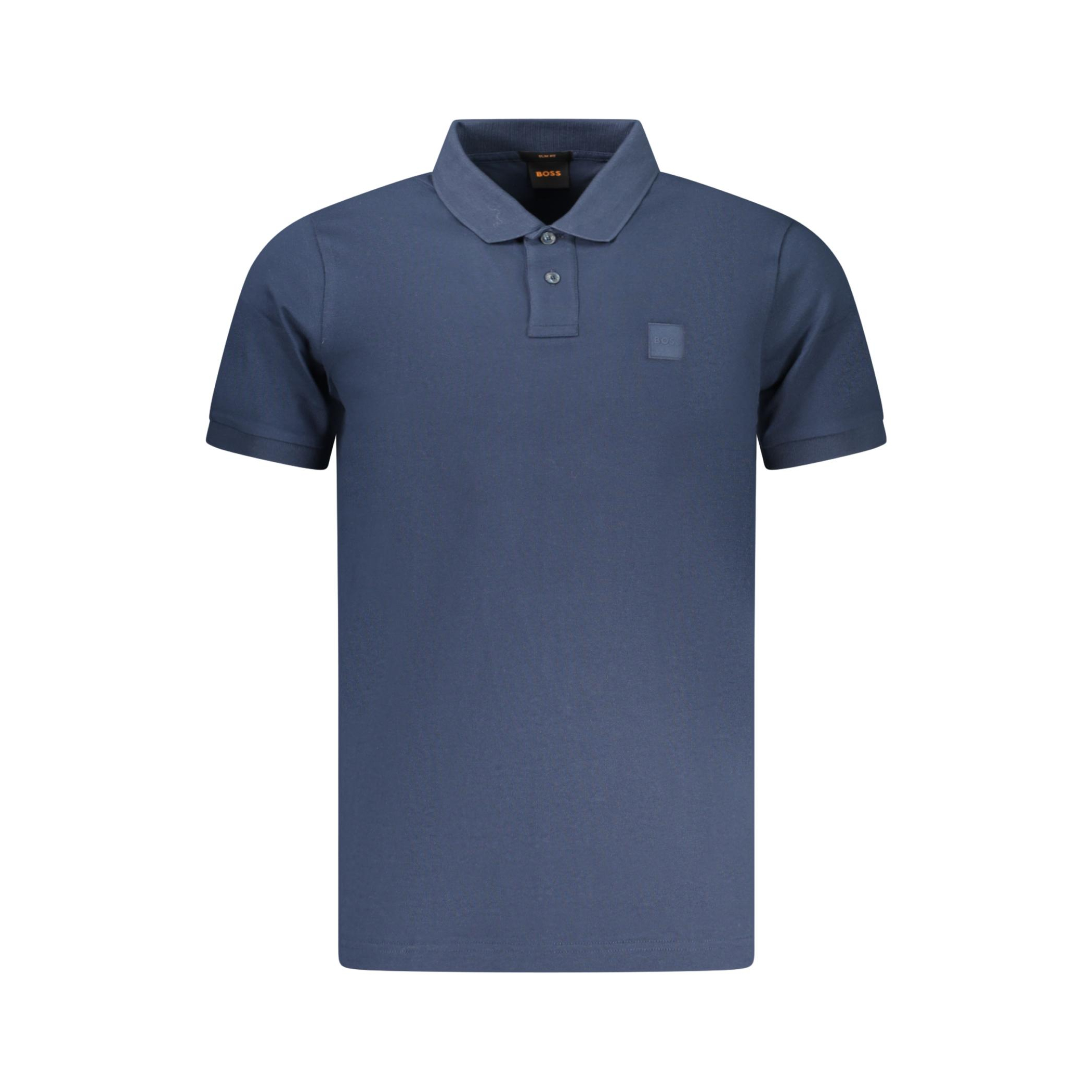 Снимка на Мъжка поло близа с къс ръкав , синя BOSS