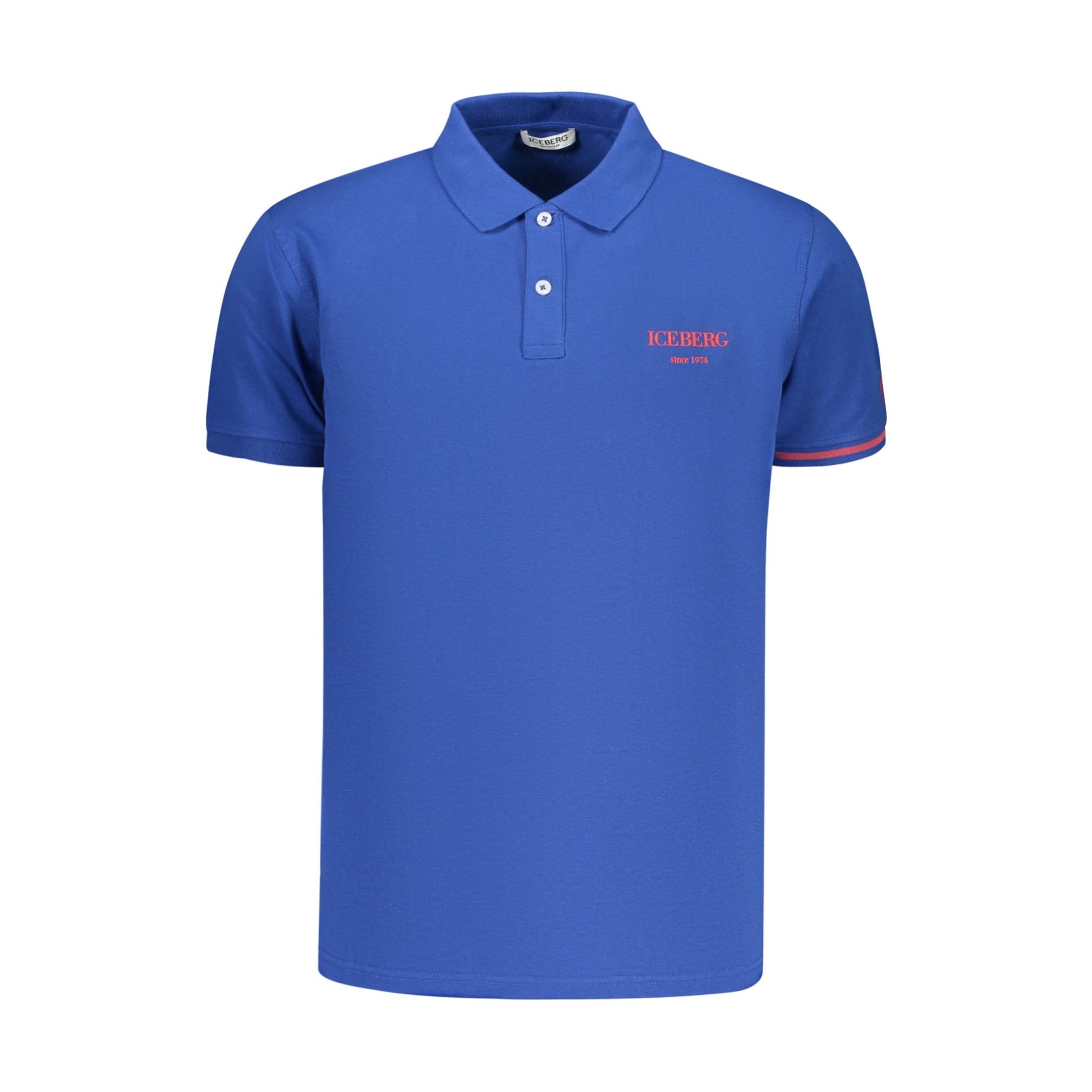 Снимка на Мъжка поло близа с къс ръкав , синя ICEBERG