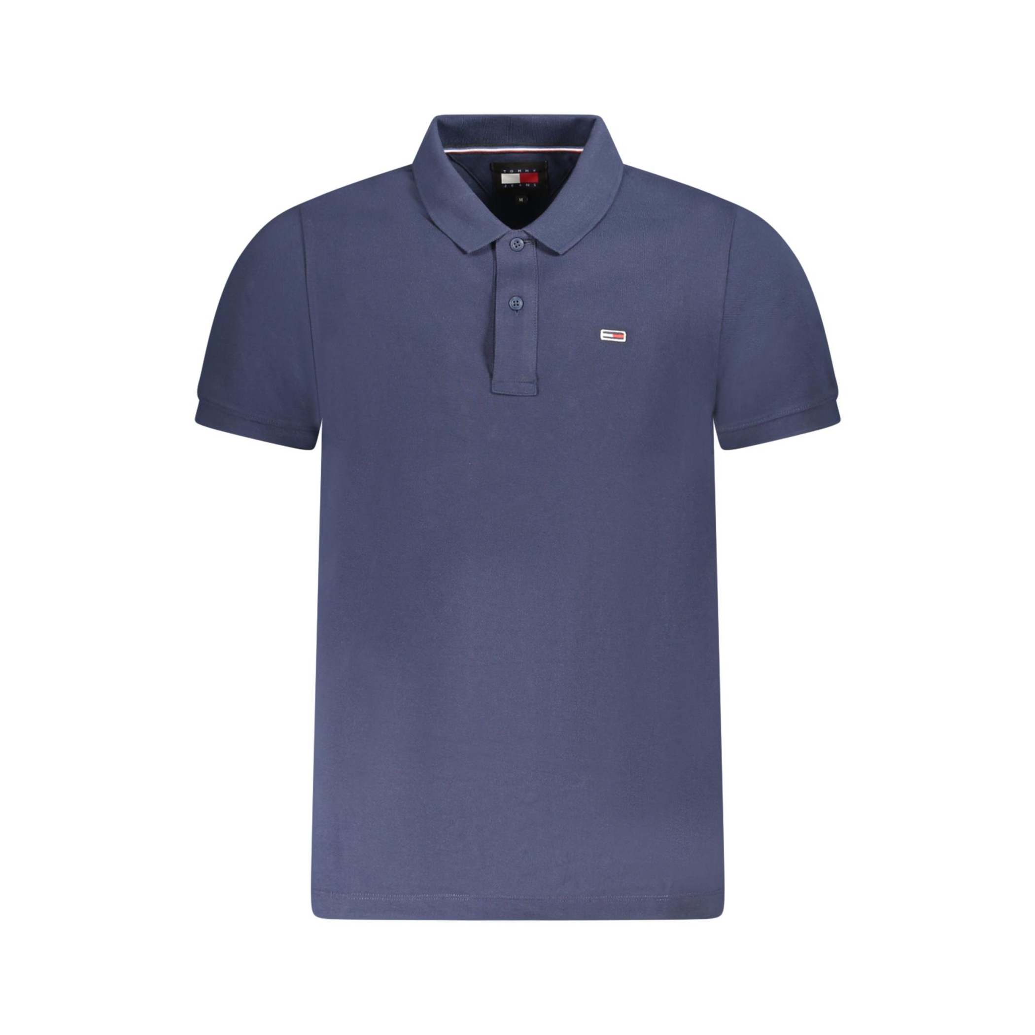 Снимка на Мъжка поло близа с къс ръкав , синя TOMMY HILFIGER