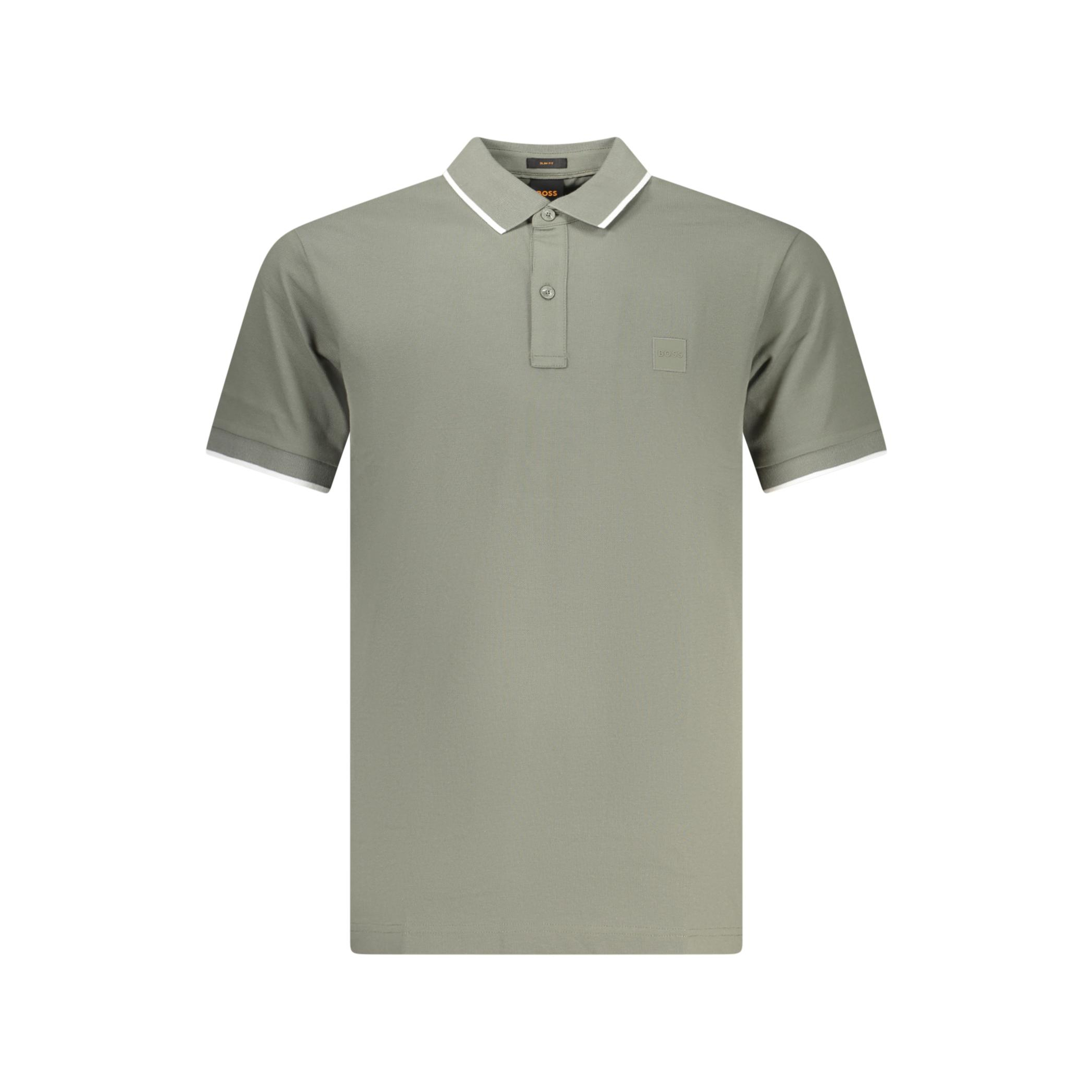 Снимка на Мъжка поло близа с къс ръкав , зелена BOSS