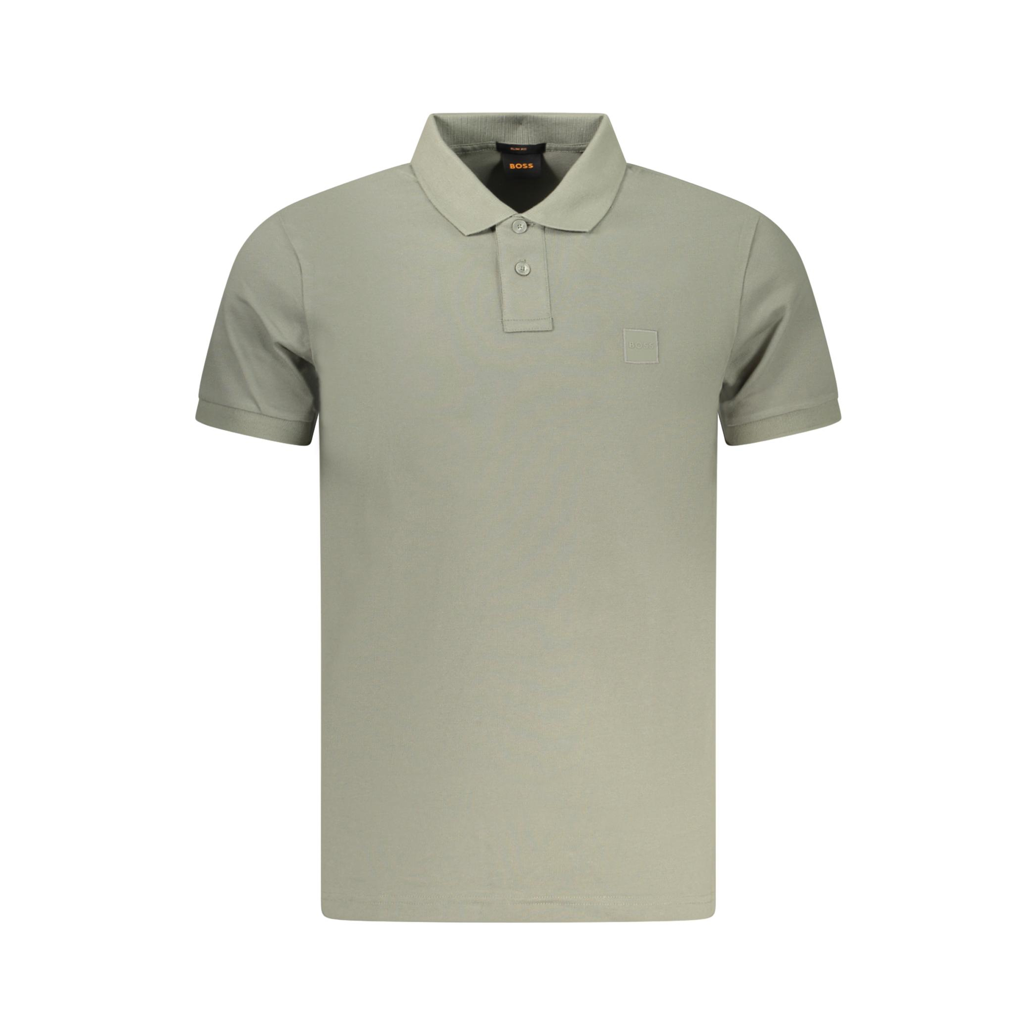 Снимка на Мъжка поло близа с къс ръкав , зелена BOSS