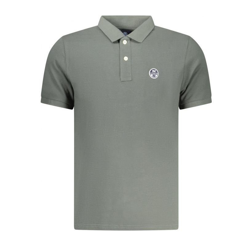 Мъжка поло близа с къс ръкав , зелена