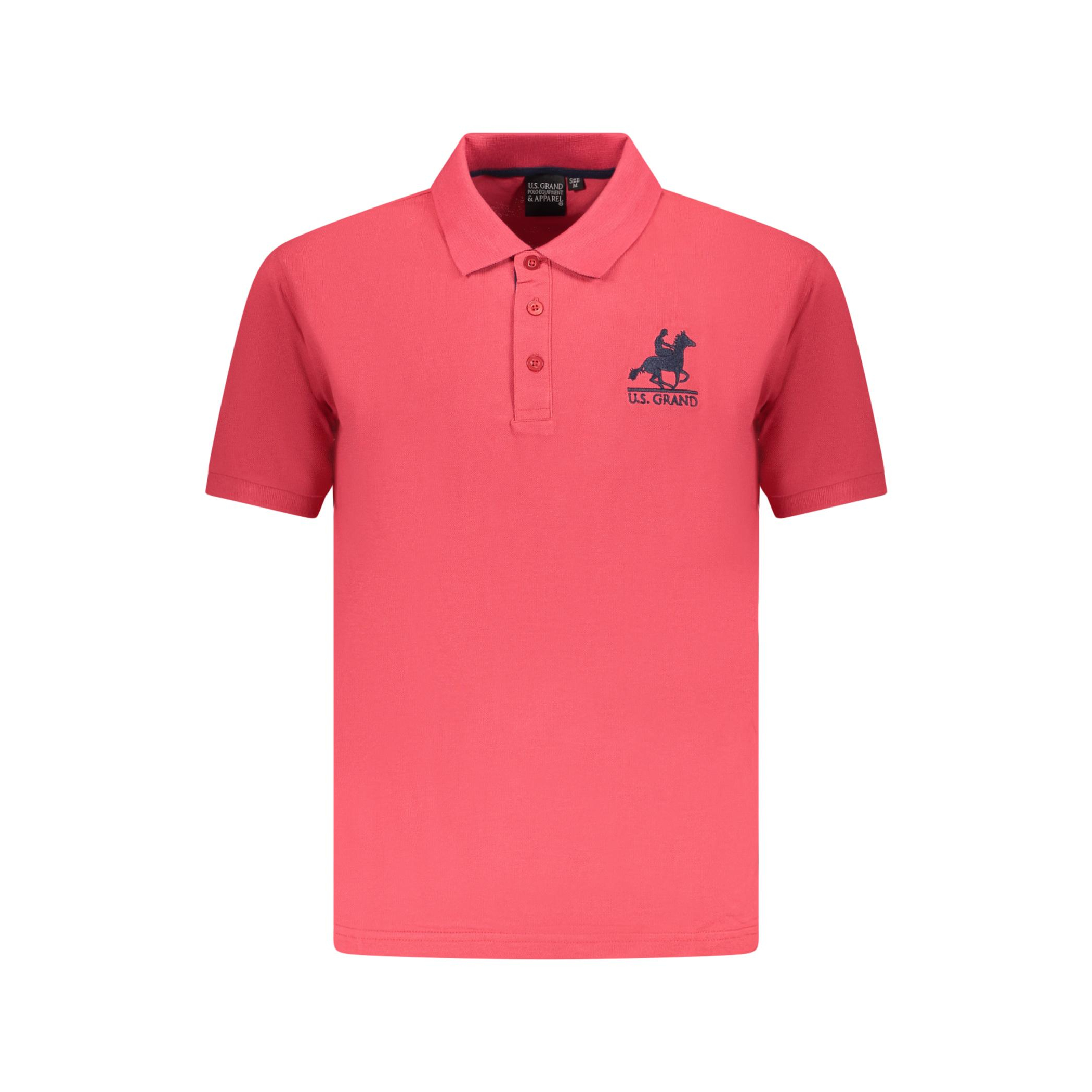 Снимка на Мъжка поло близа с къс ръкав us grand, червена U.S. GRAND