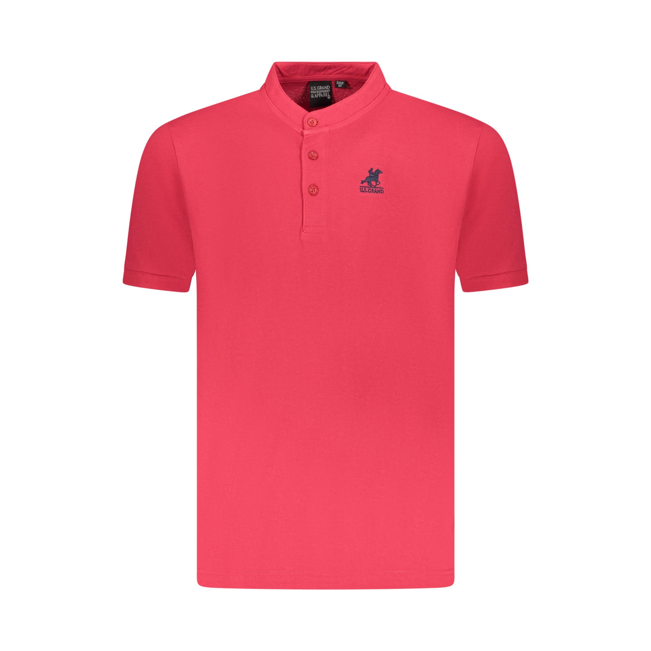 Снимка на Мъжка поло близа с къс ръкав us grand, червена U.S. GRAND