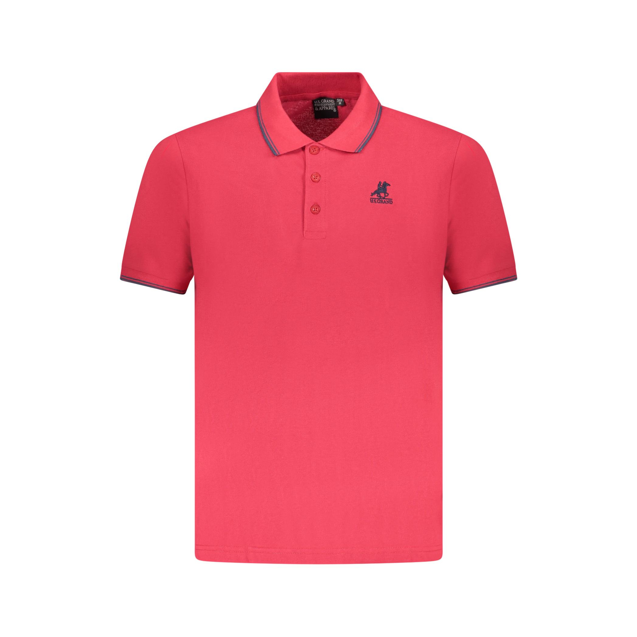 Снимка на Мъжка поло близа с къс ръкав us grand, червена U.S. GRAND