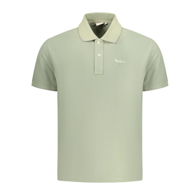 Мъжка поло тениска с къс ръкав , зелена