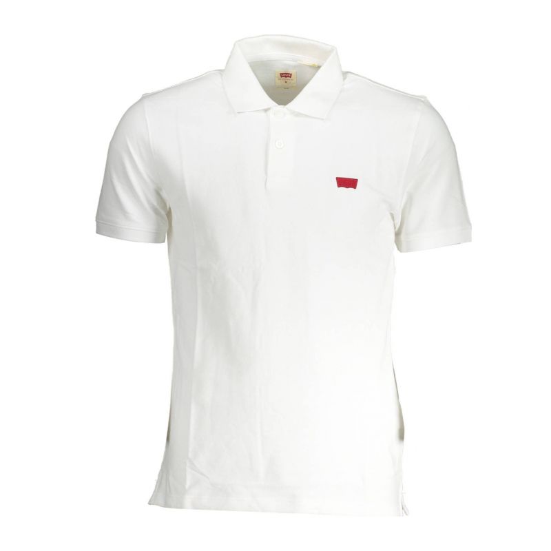 Мъжка поло тениска с къс ръкав levi's, бяла