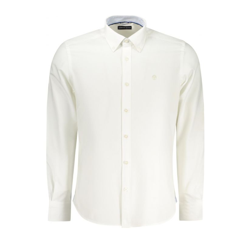 Мъжка риза с дълъг ръкав , бяла