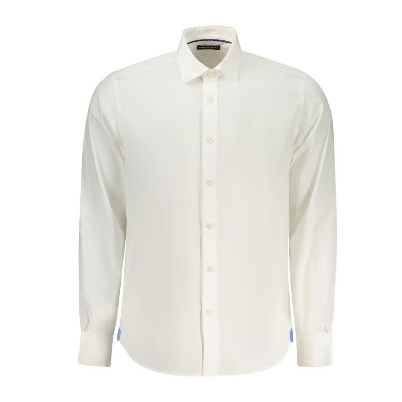 Мъжка риза с дълъг ръкав , бяла