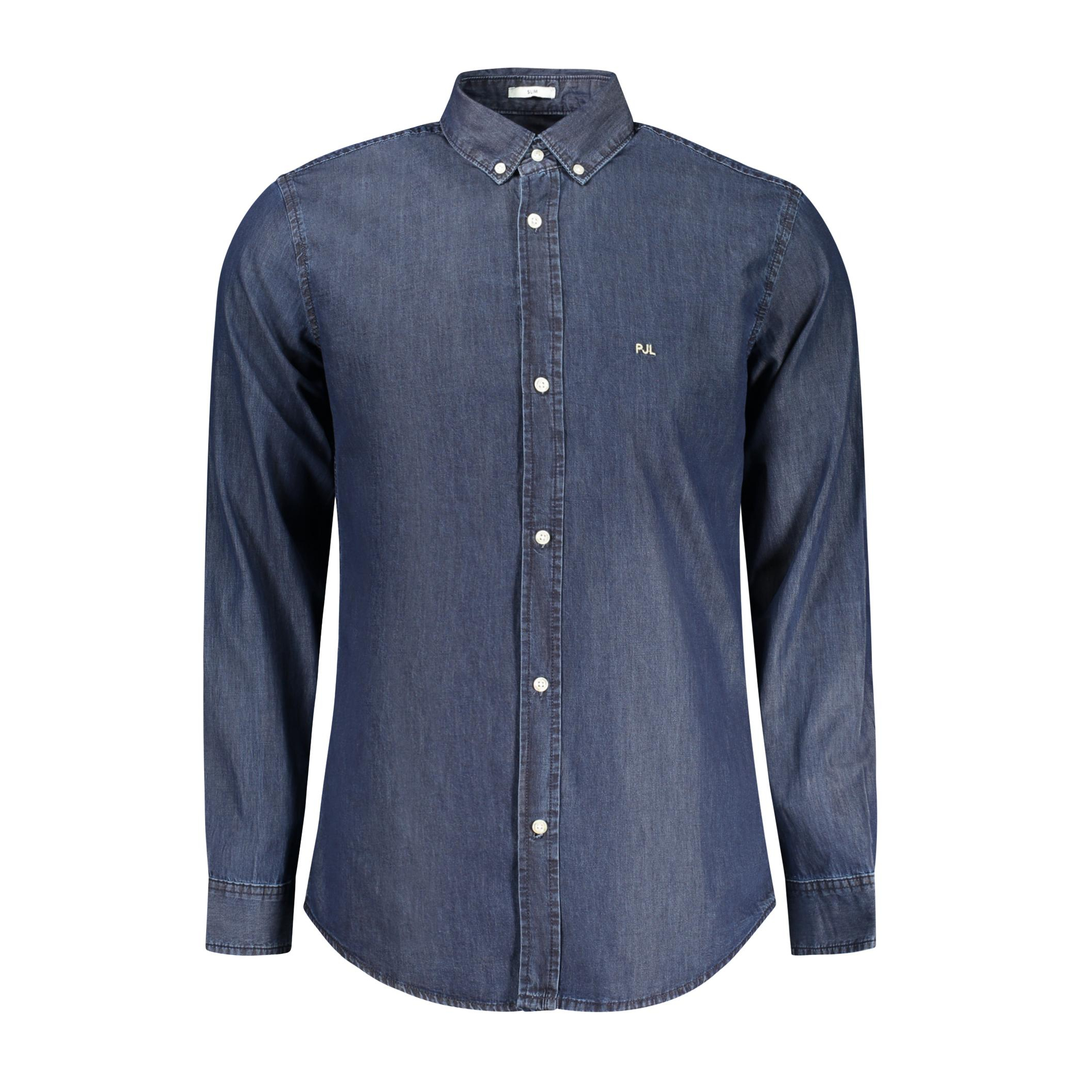 Снимка на Мъжка риза с дълъг ръкав , синя PEPE JEANS