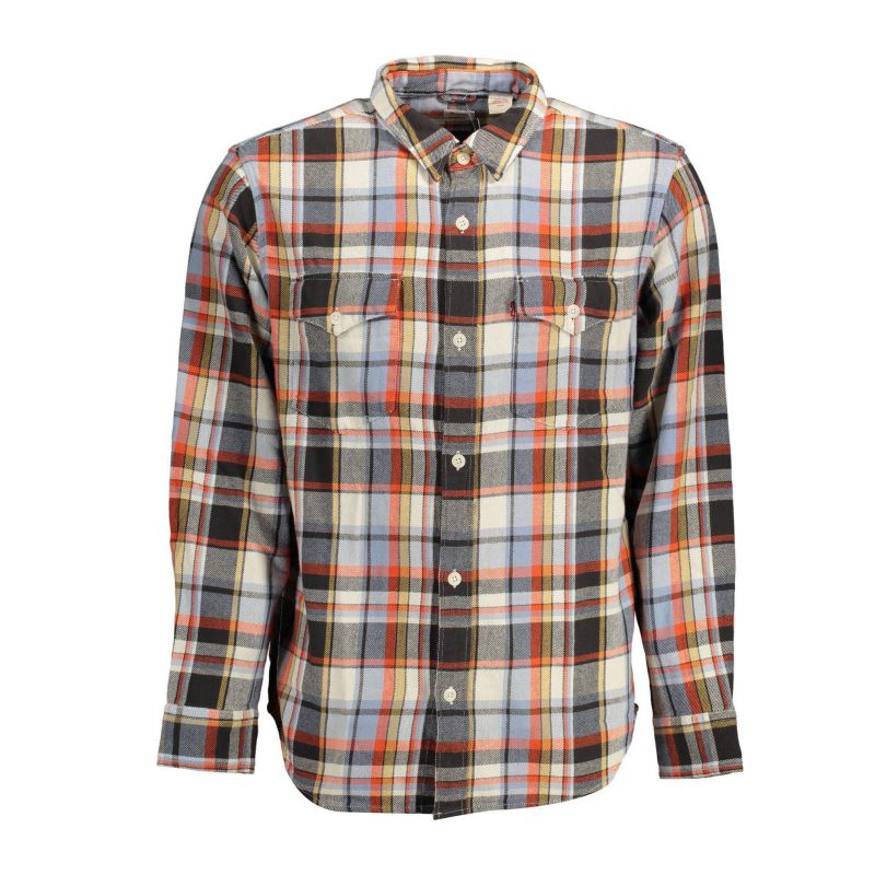 Мъжка риза с дълъг ръкав levi's светло синя