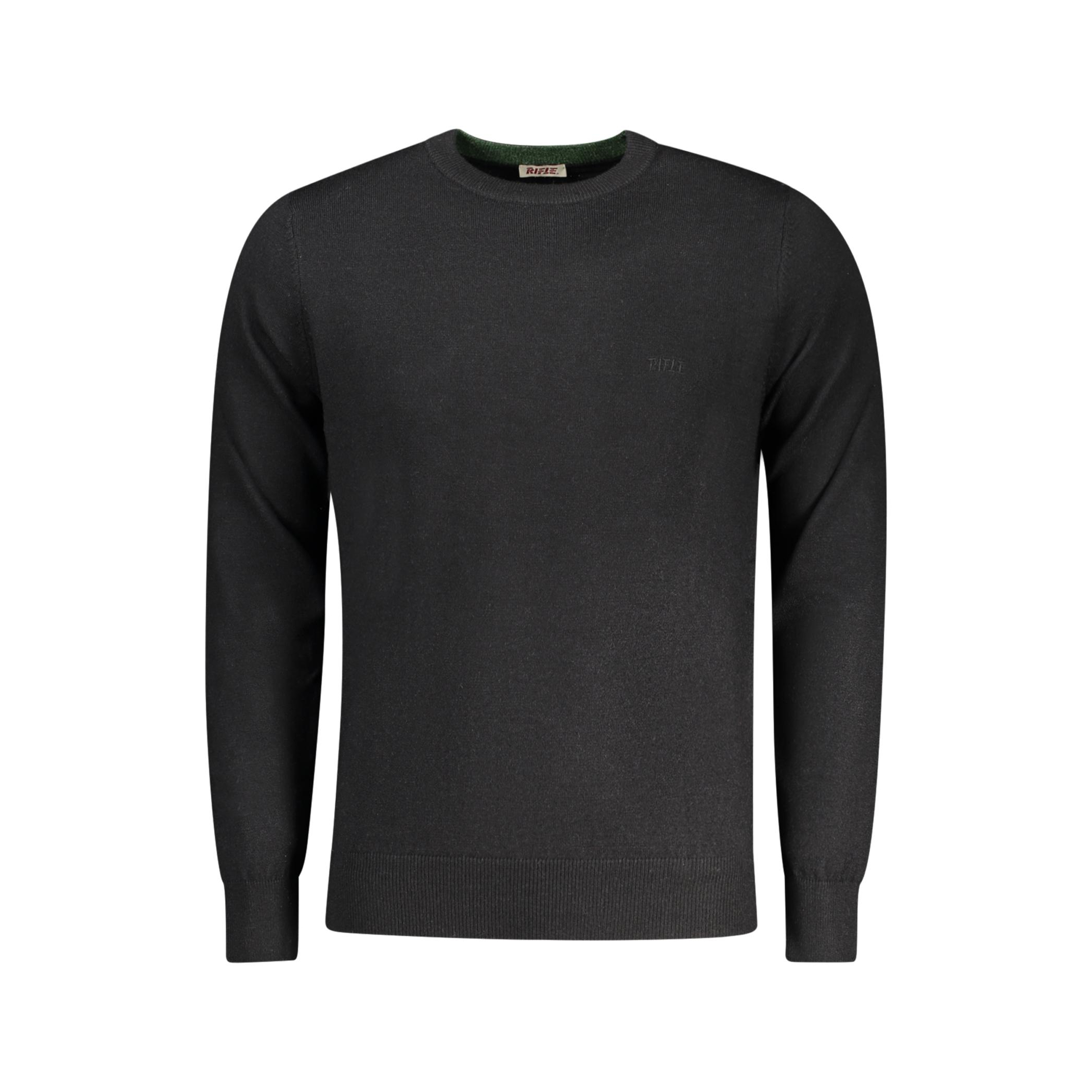 Снимка на Мъжка риза с пушка, черна RIFLE