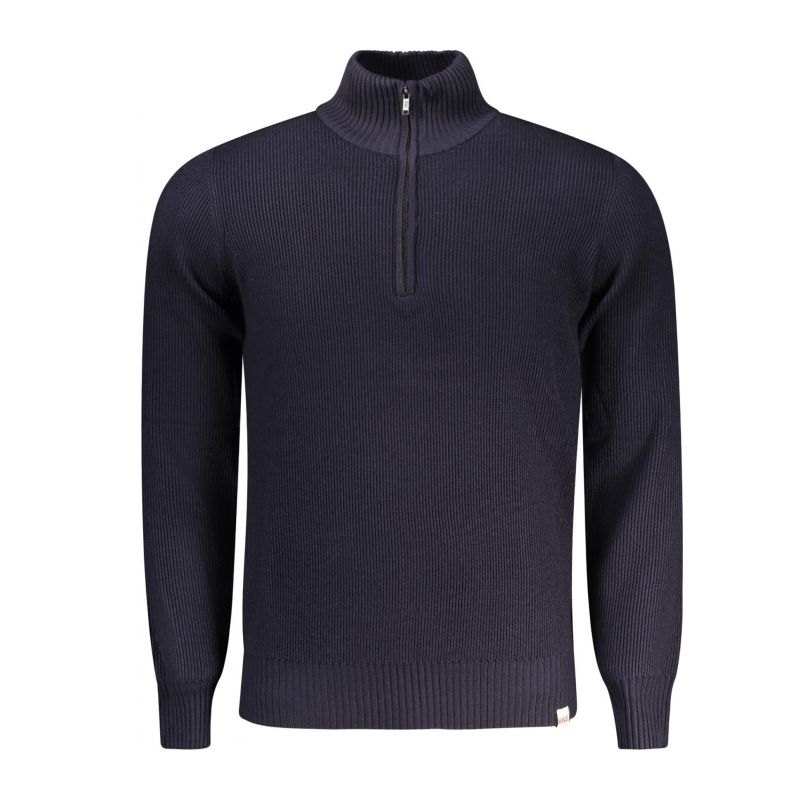 Мъжка синя риза с пушка