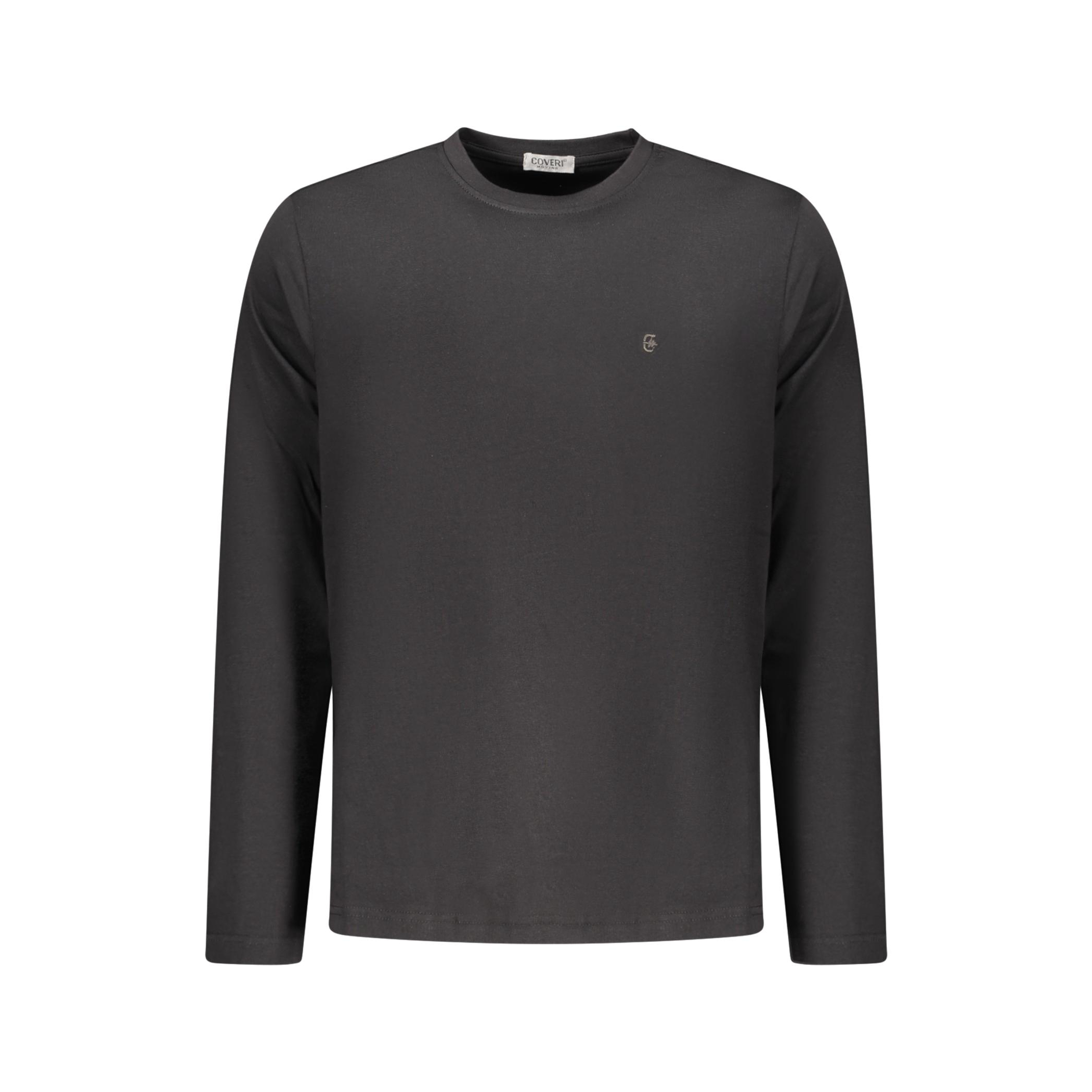 Снимка на Мъжка тениска с дълъг ръкав , черна COVERI MOVING