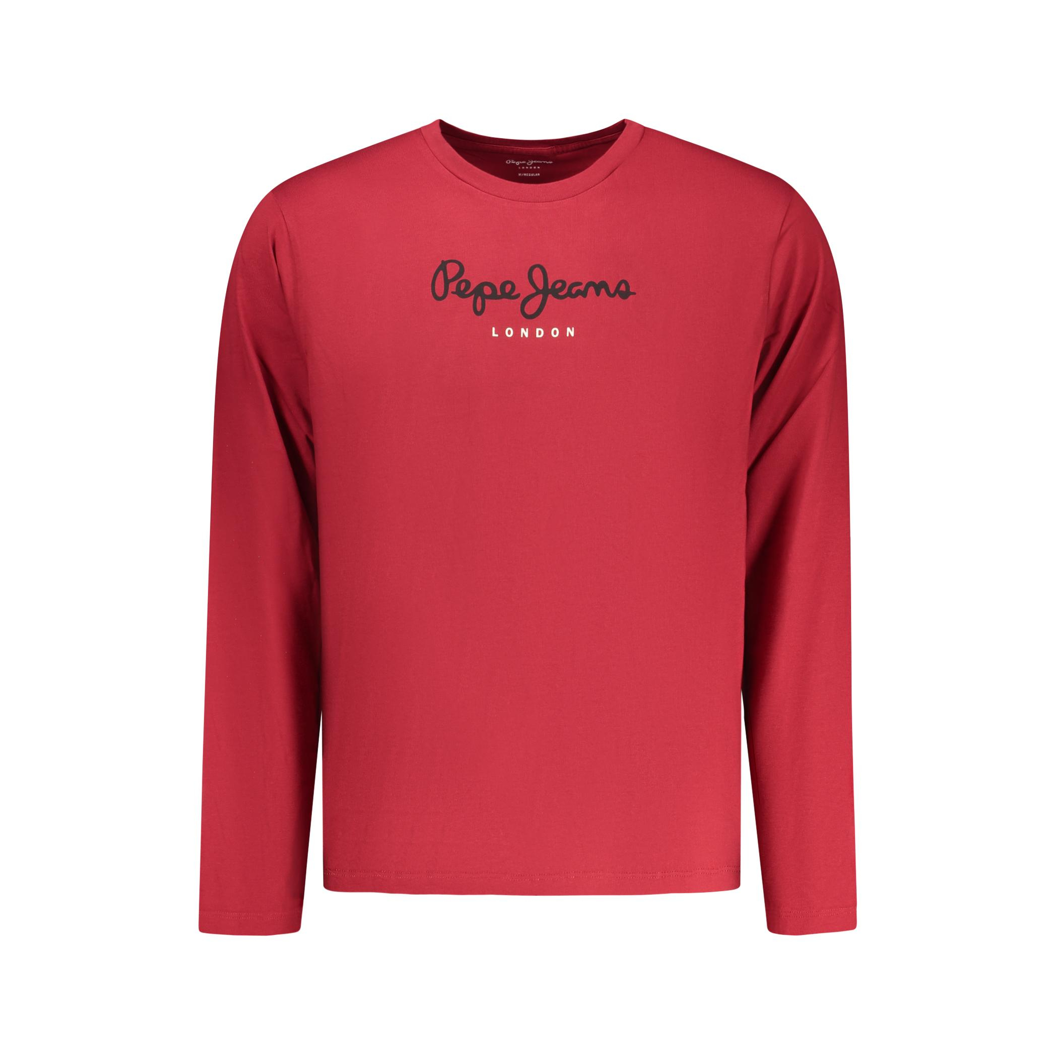 Снимка на Мъжка тениска с дълъг ръкав , червена PEPE JEANS
