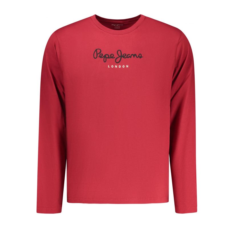 Мъжка тениска с дълъг ръкав , червена