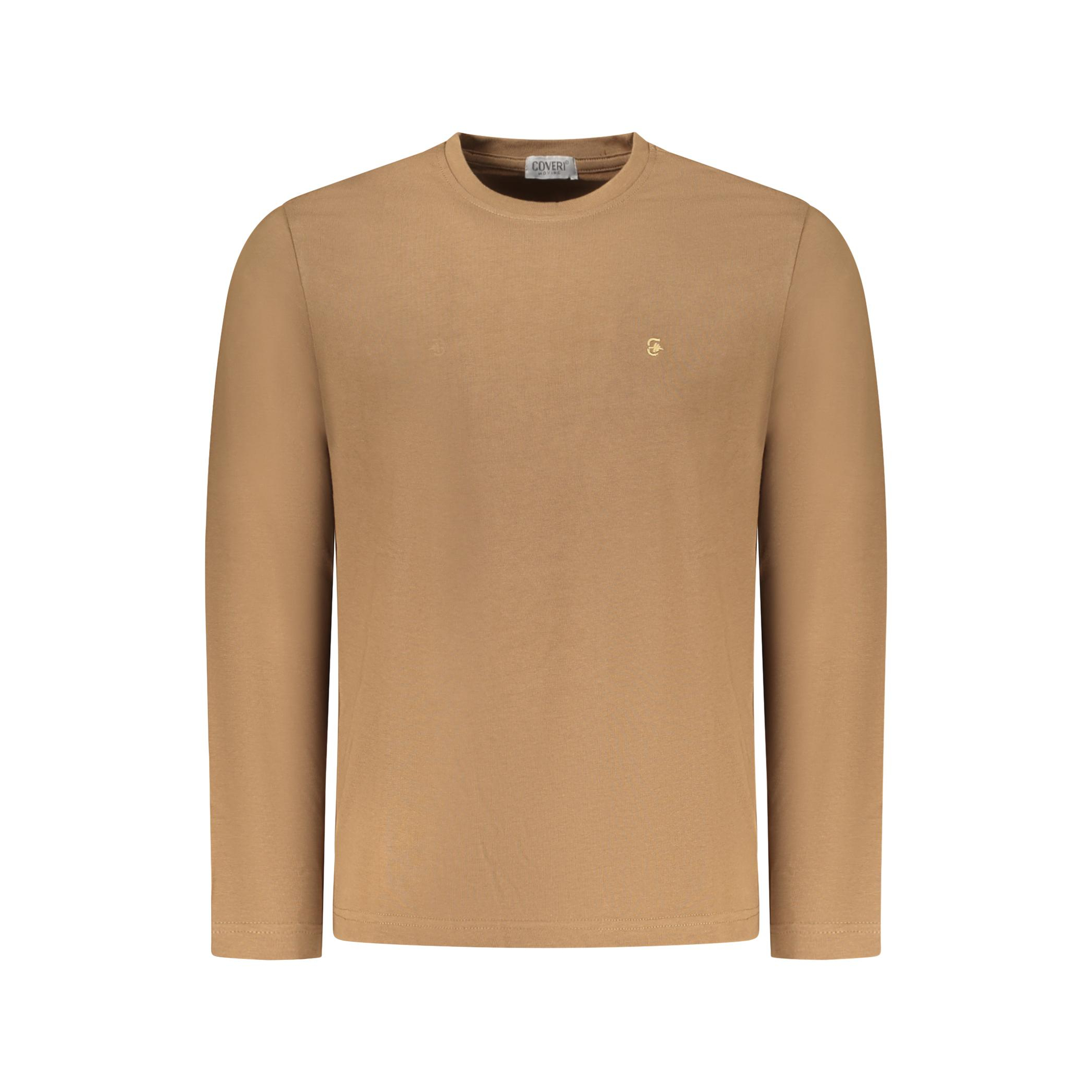 Снимка на Мъжка тениска с дълъг ръкав , кафява COVERI MOVING