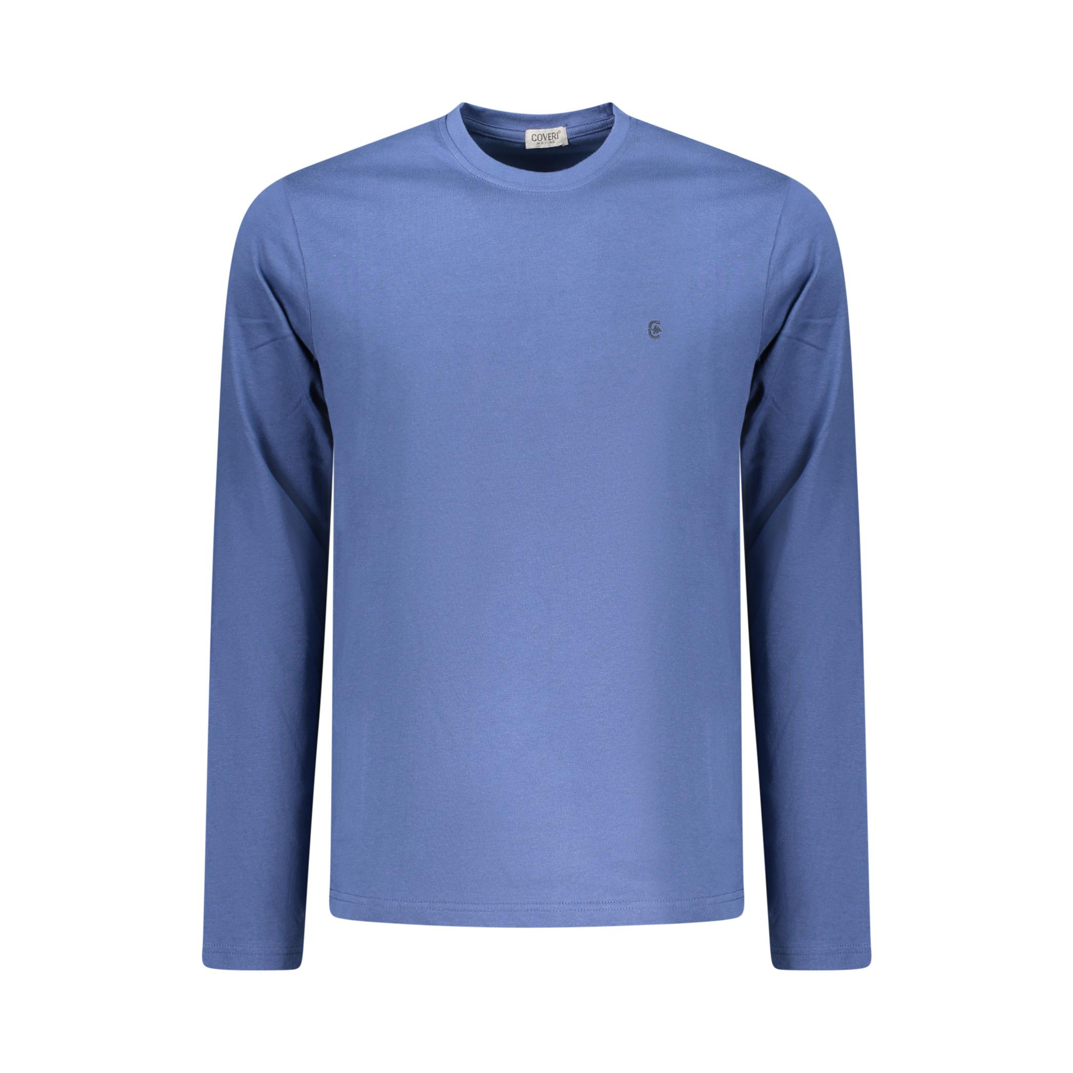 Снимка на Мъжка тениска с дълъг ръкав , синя COVERI MOVING