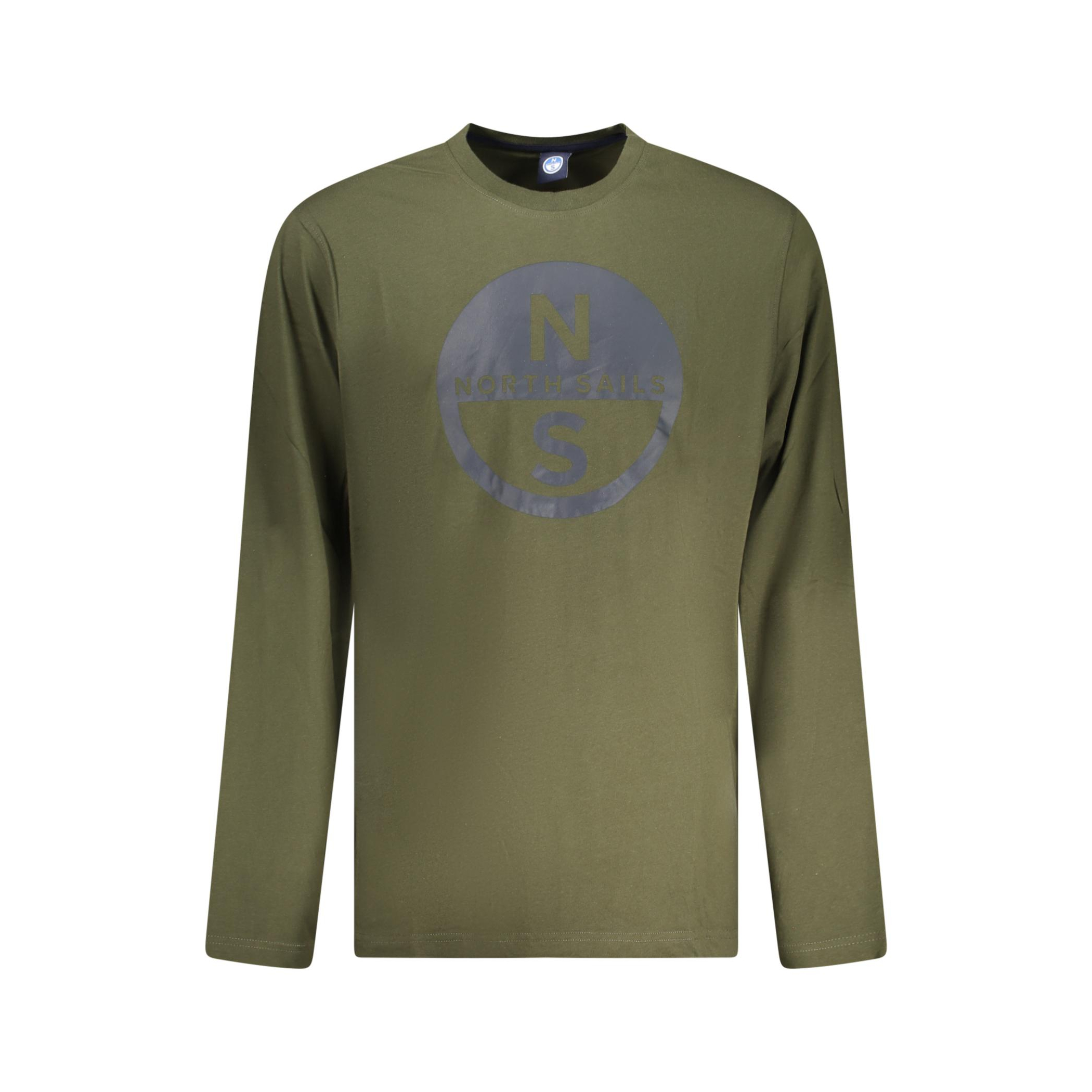 Снимка на Мъжка тениска с дълъг ръкав , зелена NORTH SAILS