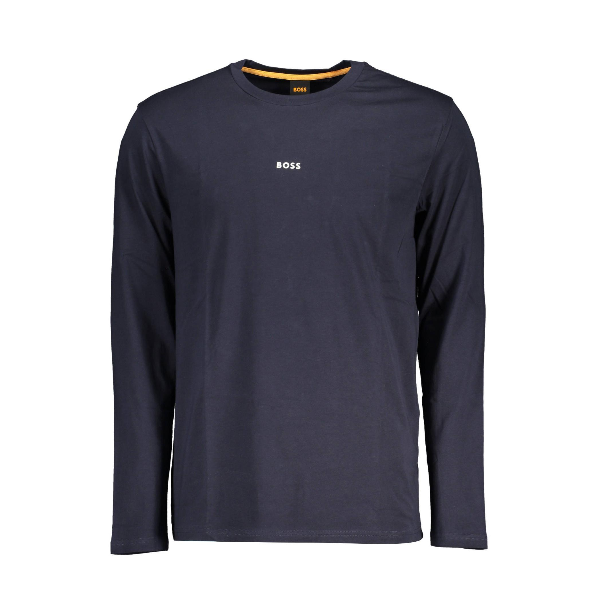 Снимка на Мъжка тениска с дълъг ръкав hugo синя BOSS