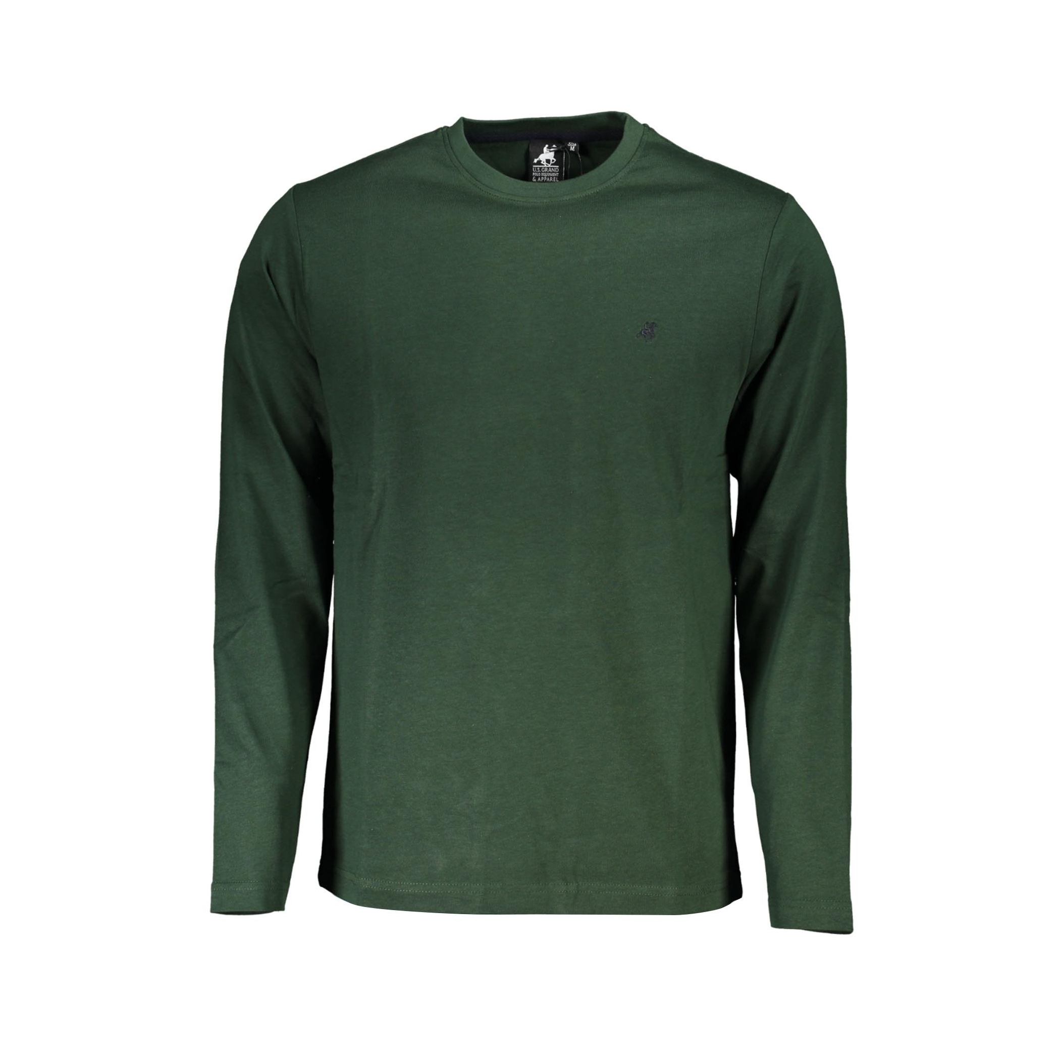 Снимка на Мъжка тениска с дълъг ръкав us grand в зелен цвят U.S. GRAND