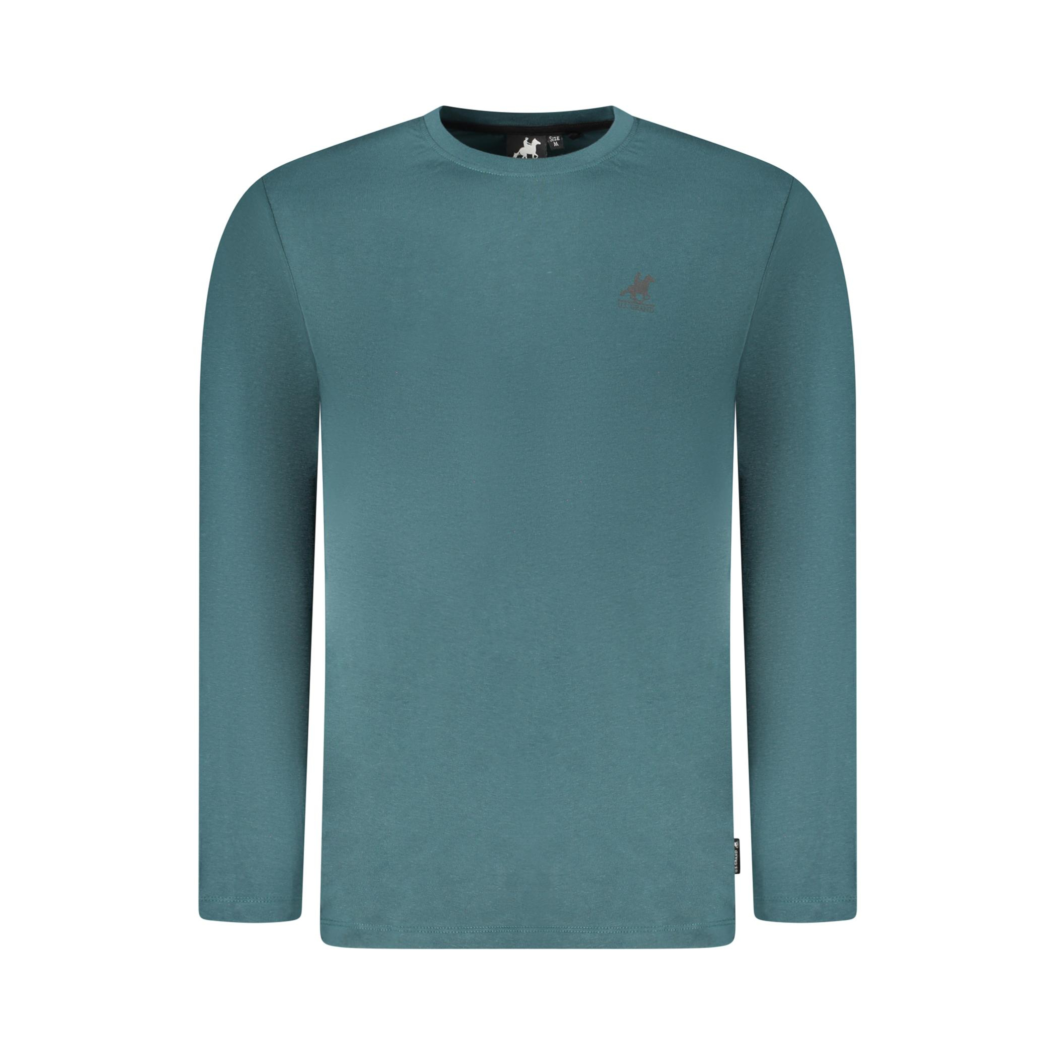 Снимка на Мъжка тениска с дълъг ръкав us grand в зелен цвят U.S. GRAND