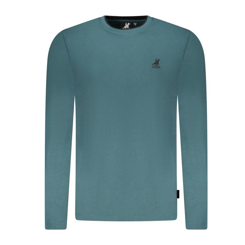 Мъжка тениска с дълъг ръкав us grand в зелен цвят