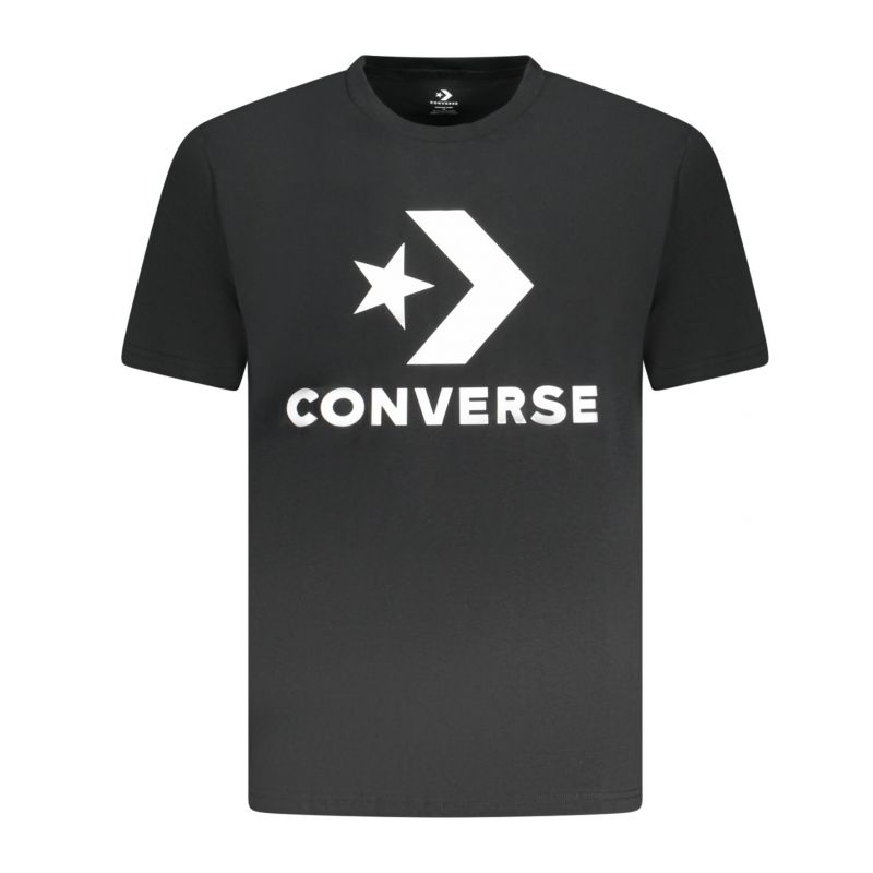 Снимка на Мъжка тениска  с къс ръкав, черна CONVERSE 
