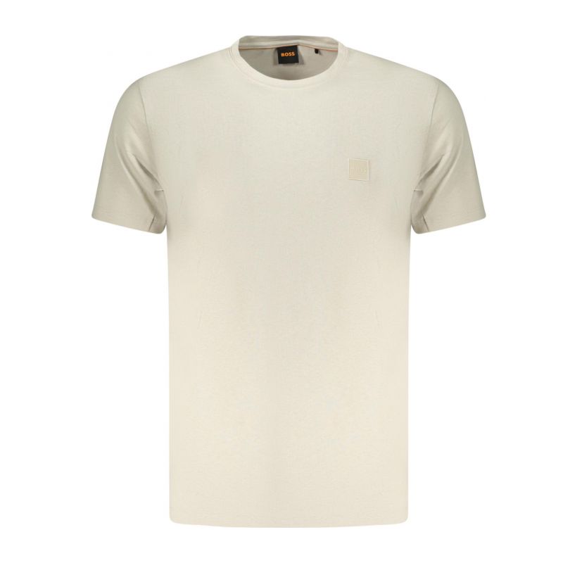 Мъжка тениска с къс ръкав , бежова