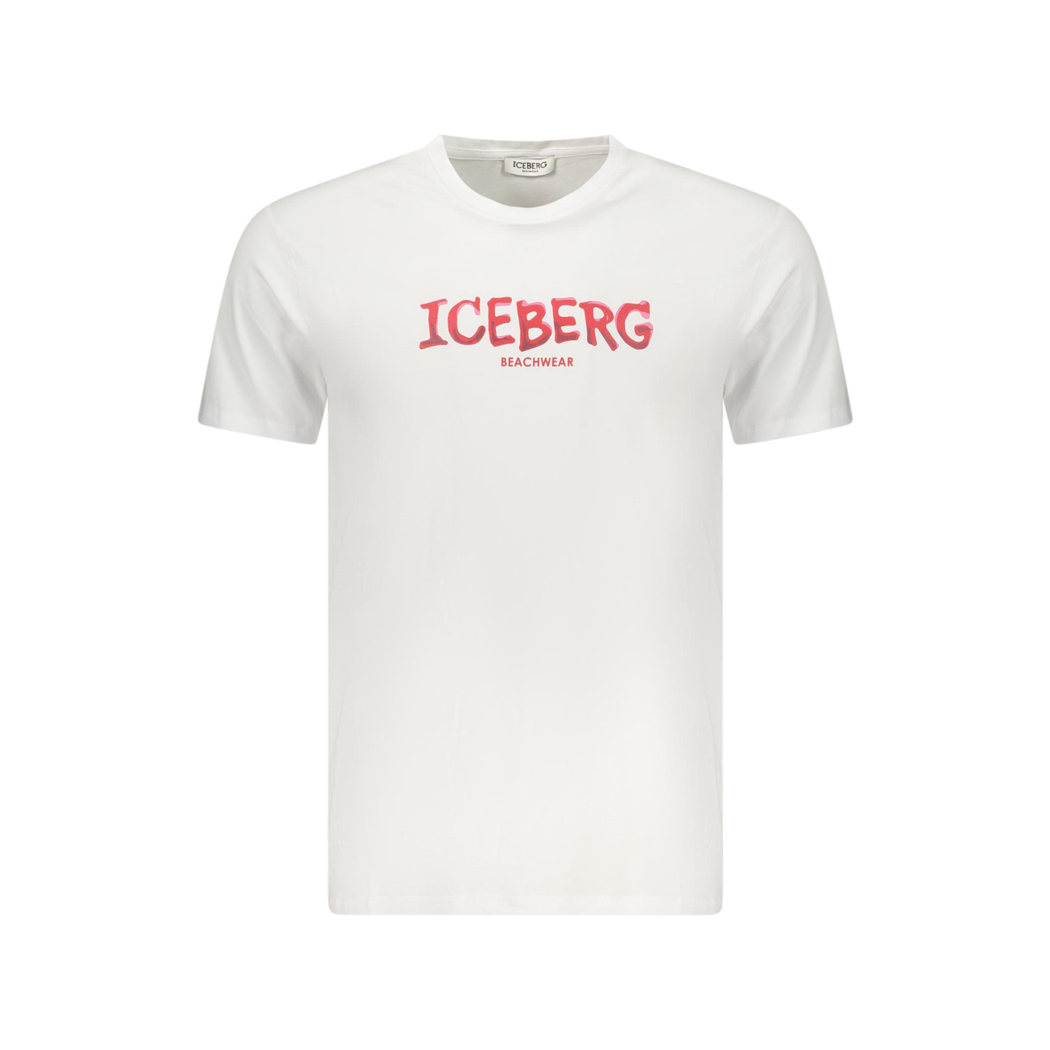 Снимка на Мъжка тениска с къс ръкав , бяла ICEBERG