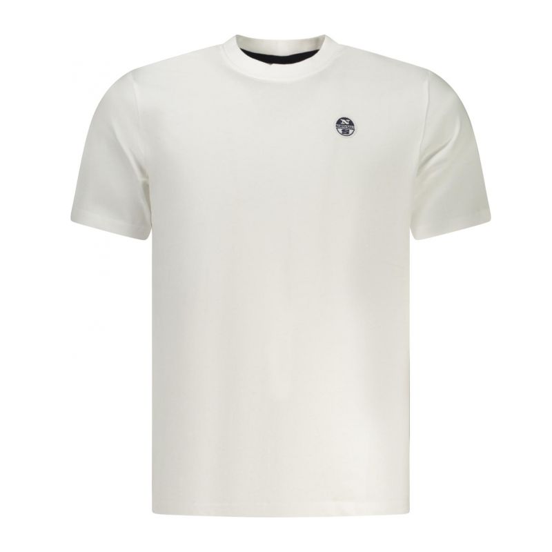 Мъжка тениска с къс ръкав , бяла