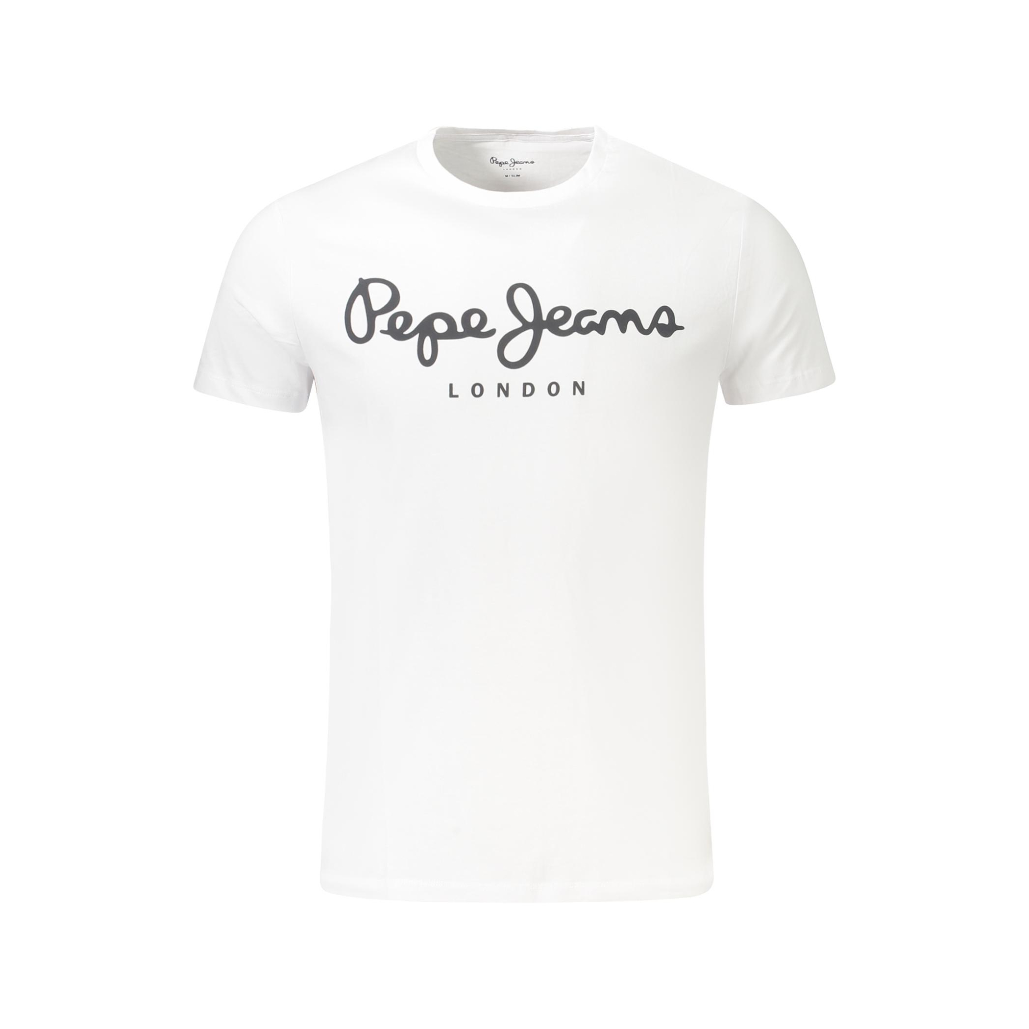 Снимка на Мъжка тениска с къс ръкав , бяла PEPE JEANS