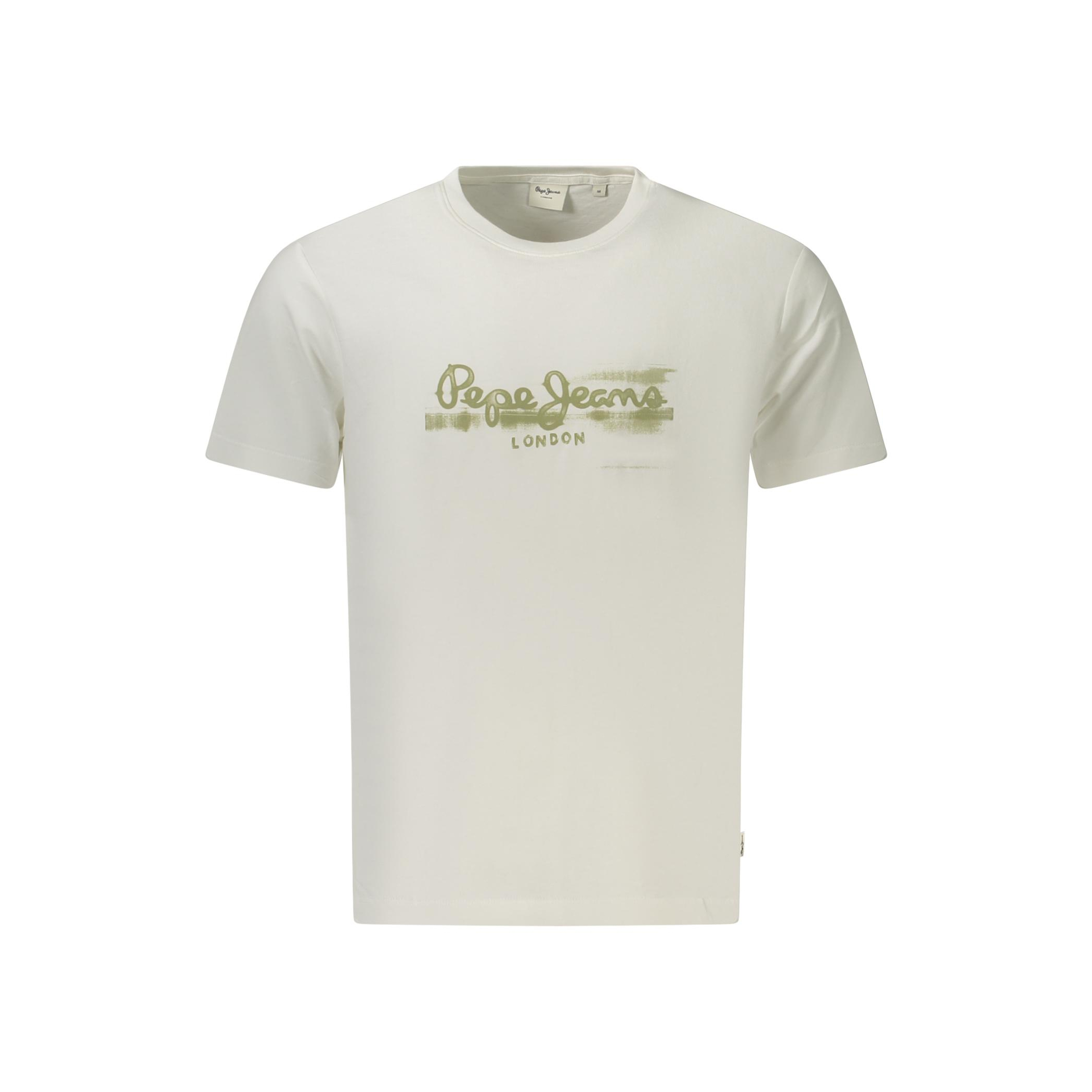 Снимка на Мъжка тениска с къс ръкав , бяла PEPE JEANS