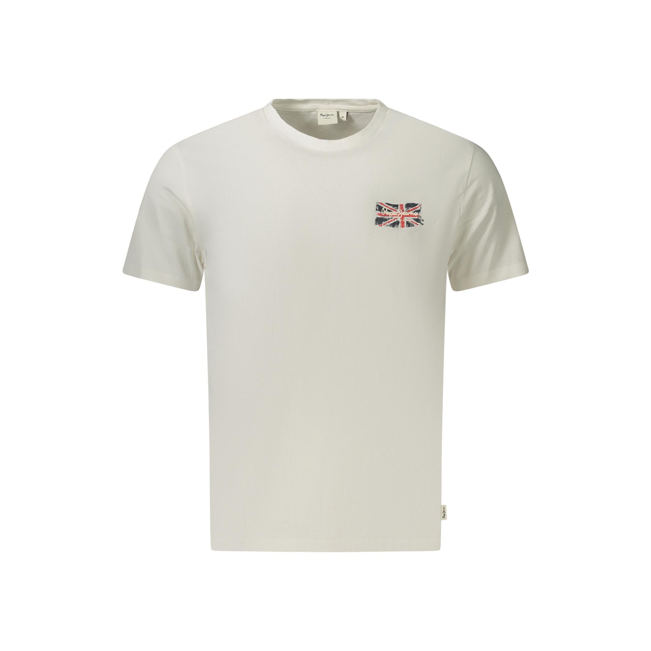 Снимка на Мъжка тениска с къс ръкав , бяла PEPE JEANS