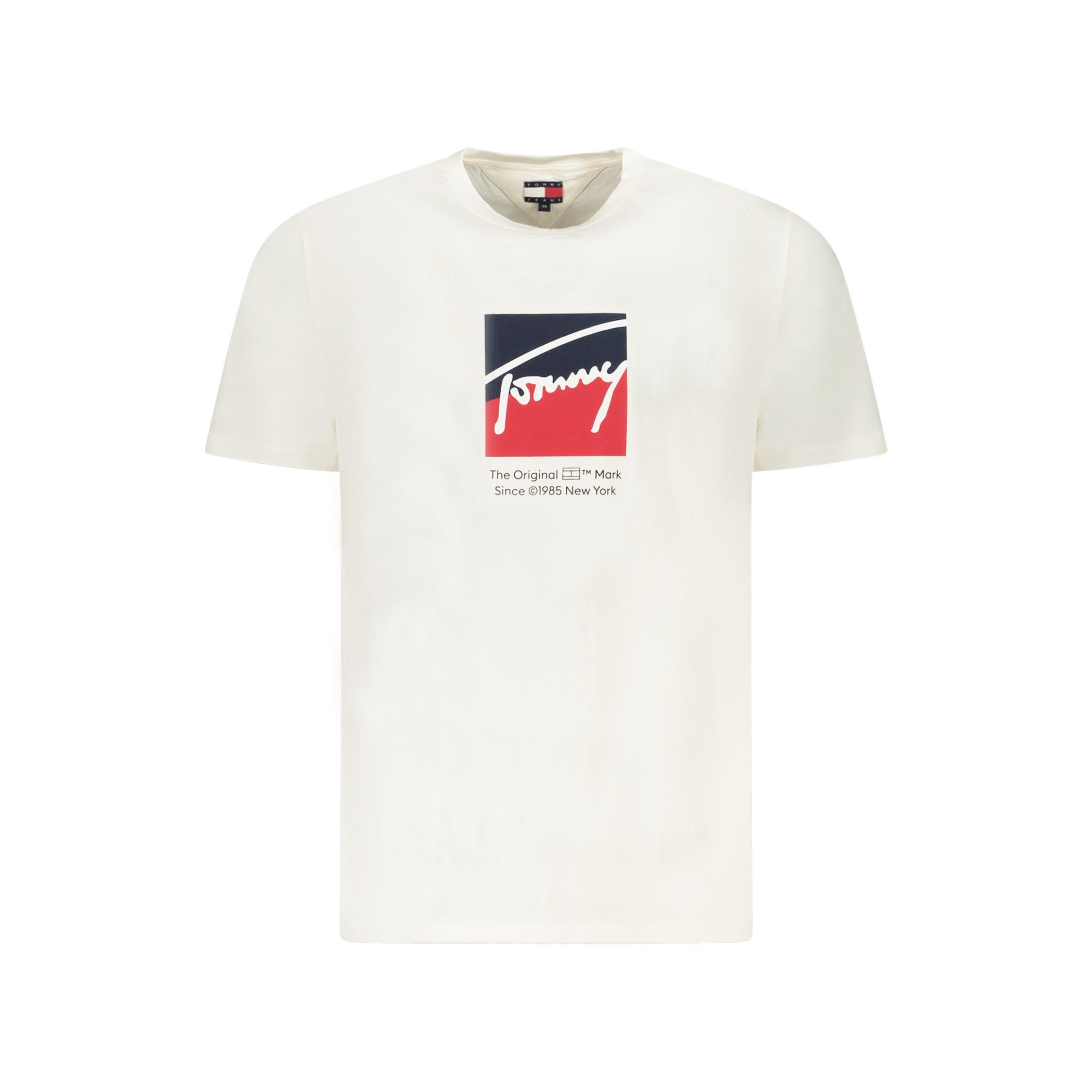 Снимка на Мъжка тениска с къс ръкав , бяла TOMMY HILFIGER
