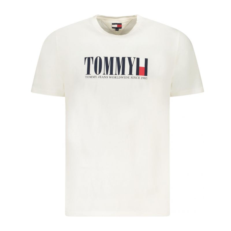 Снимка на Мъжка тениска с къс ръкав , бяла TOMMY HILFIGER 