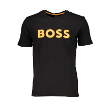 Снимка  на Мъжка тениска с къс ръкав , черна BOSS 