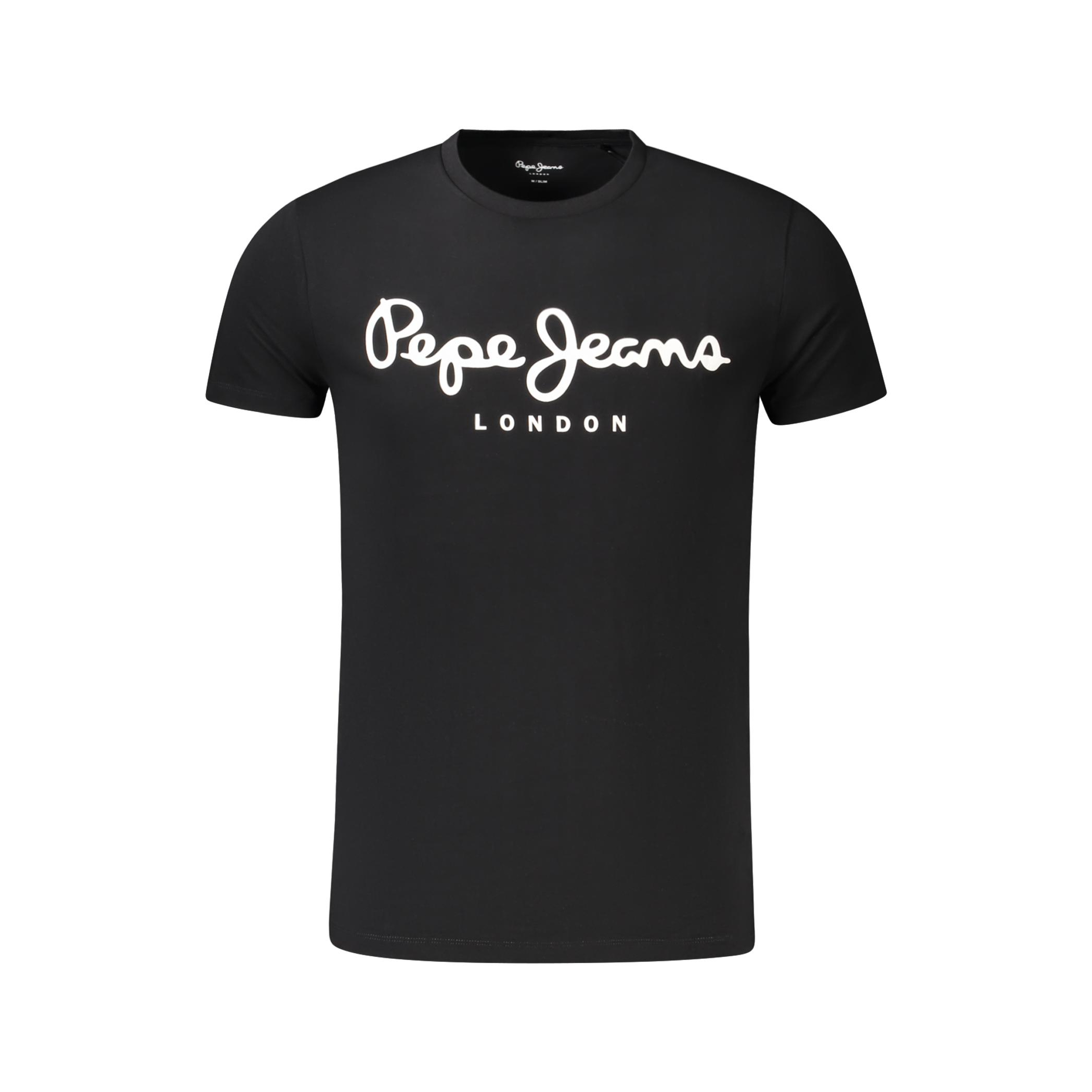 Снимка на Мъжка тениска с къс ръкав , черна PEPE JEANS