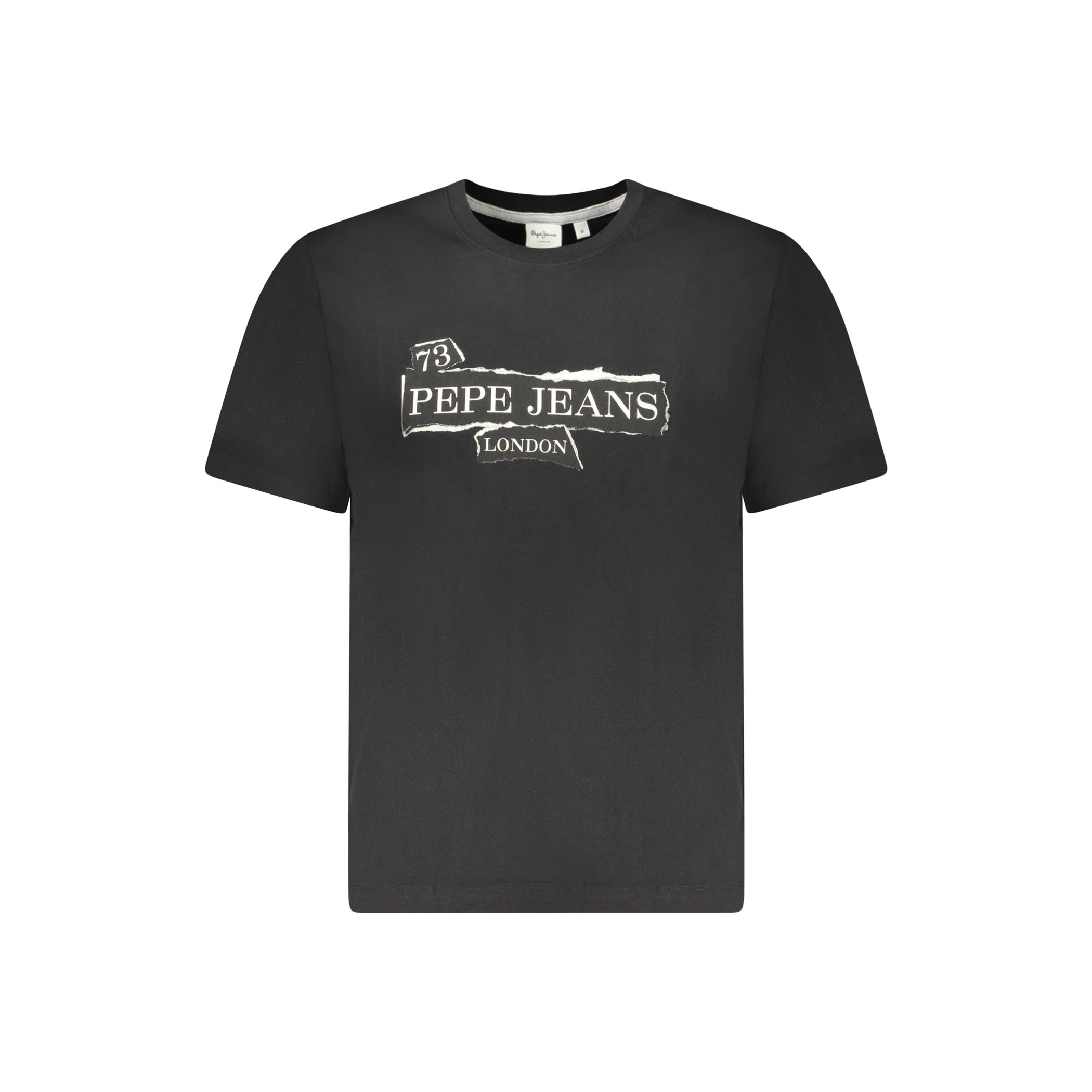 Снимка на Мъжка тениска с къс ръкав , черна PEPE JEANS