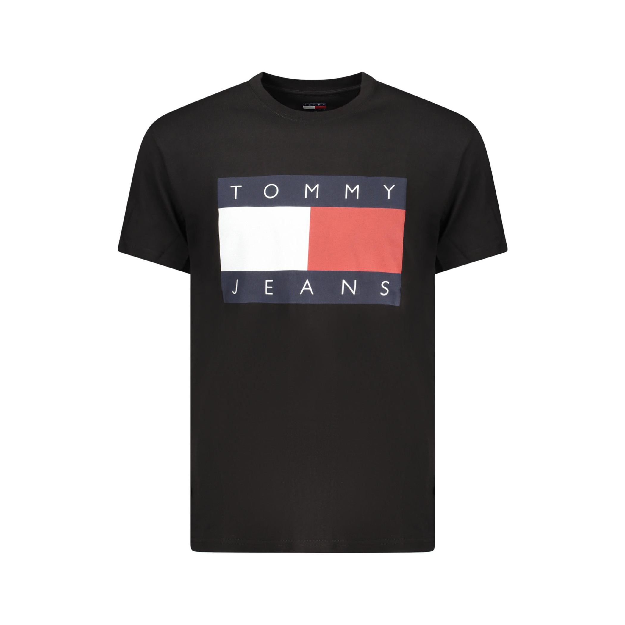 Снимка на Мъжка тениска с къс ръкав , черна TOMMY HILFIGER