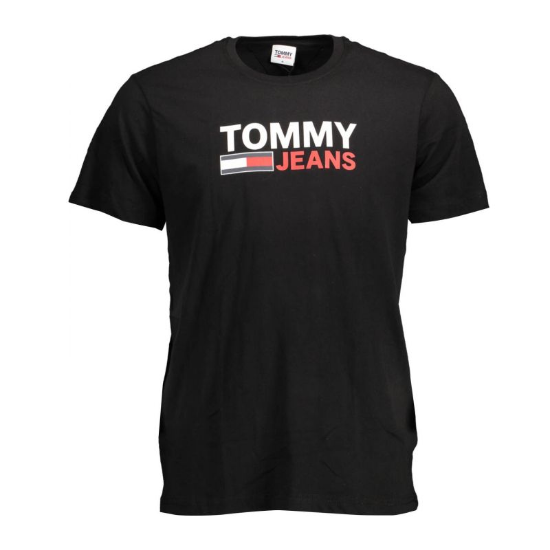 Снимка на Мъжка тениска с къс ръкав , черна TOMMY HILFIGER 