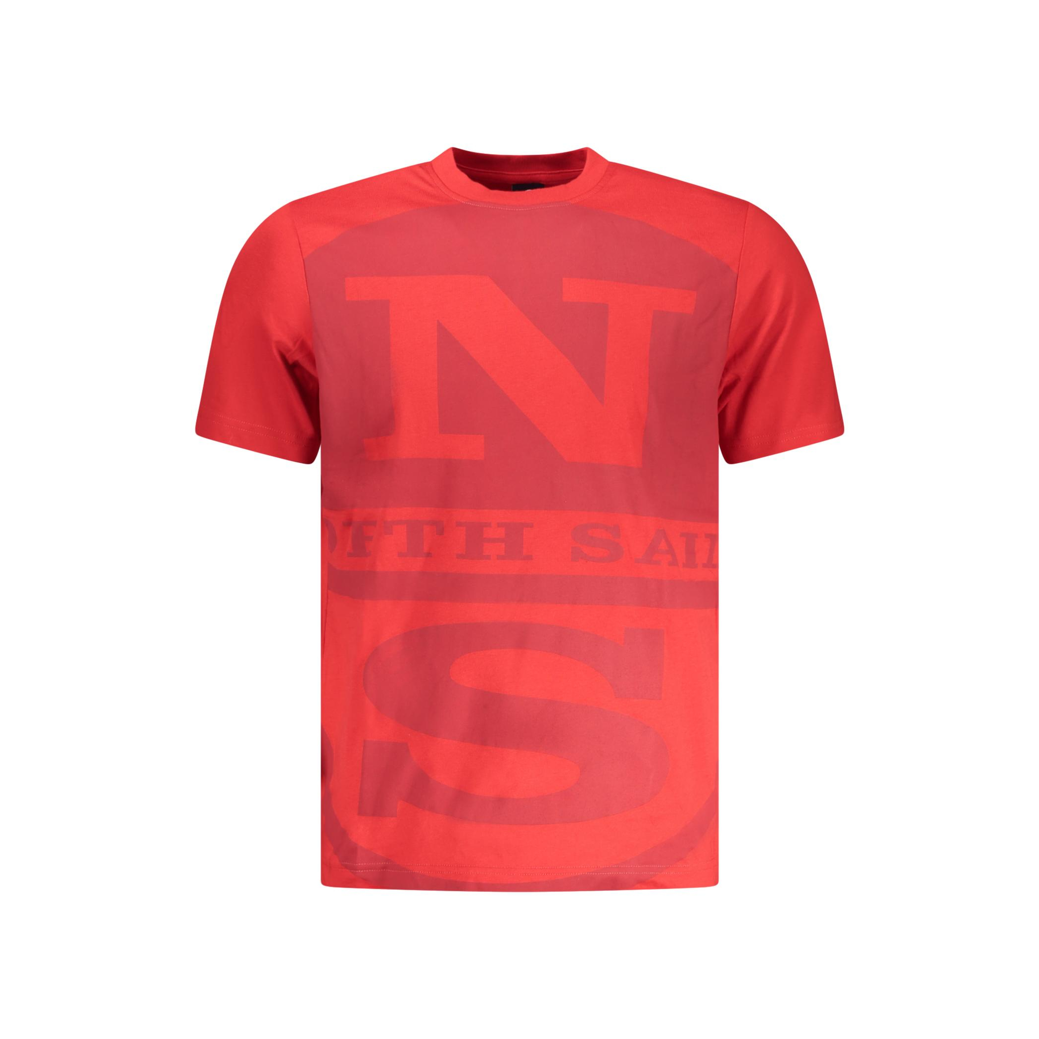 Снимка на Мъжка тениска с къс ръкав , червена NORTH SAILS