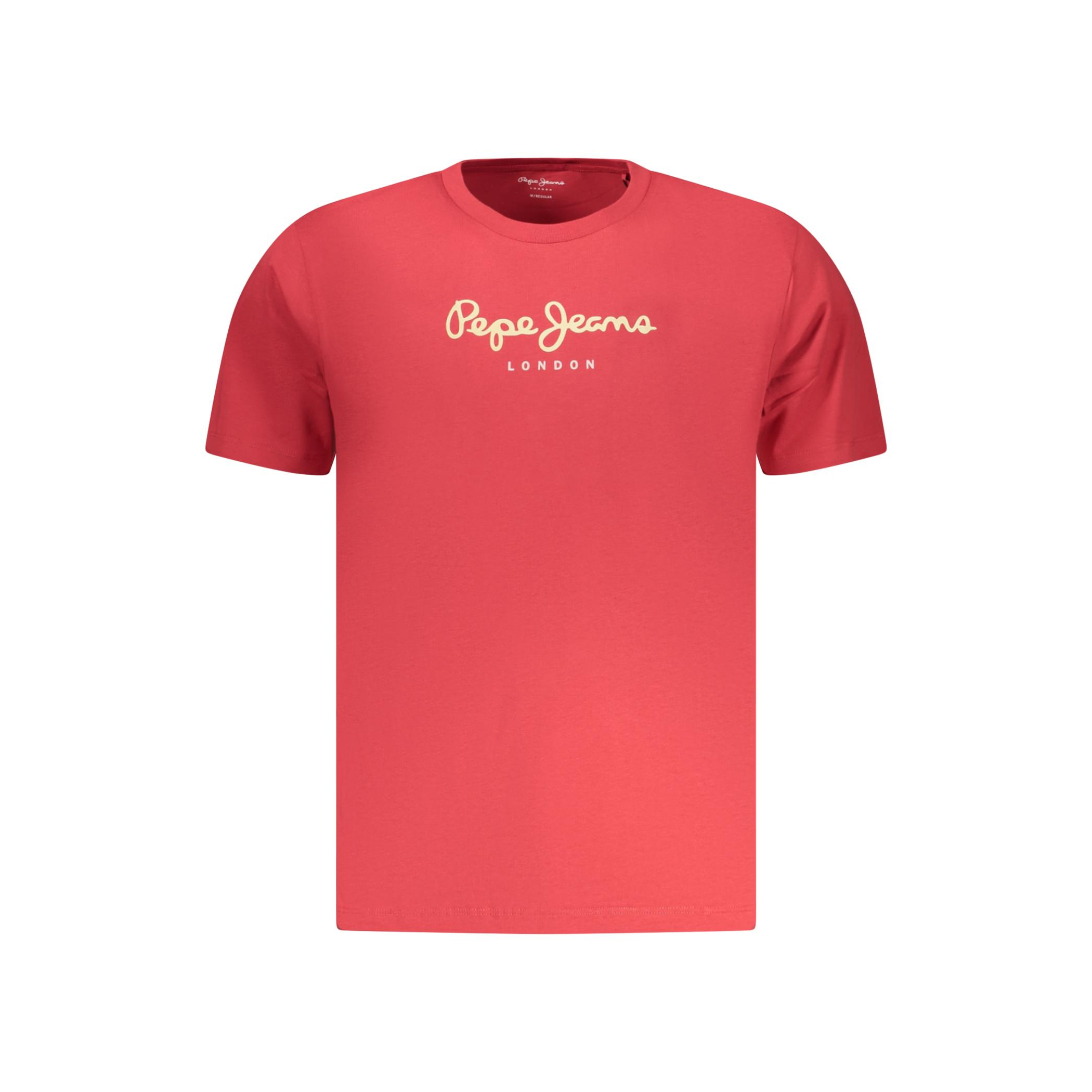 Снимка на Мъжка тениска с къс ръкав , червена PEPE JEANS