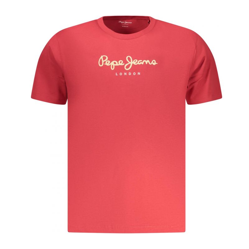 Мъжка тениска с къс ръкав , червена